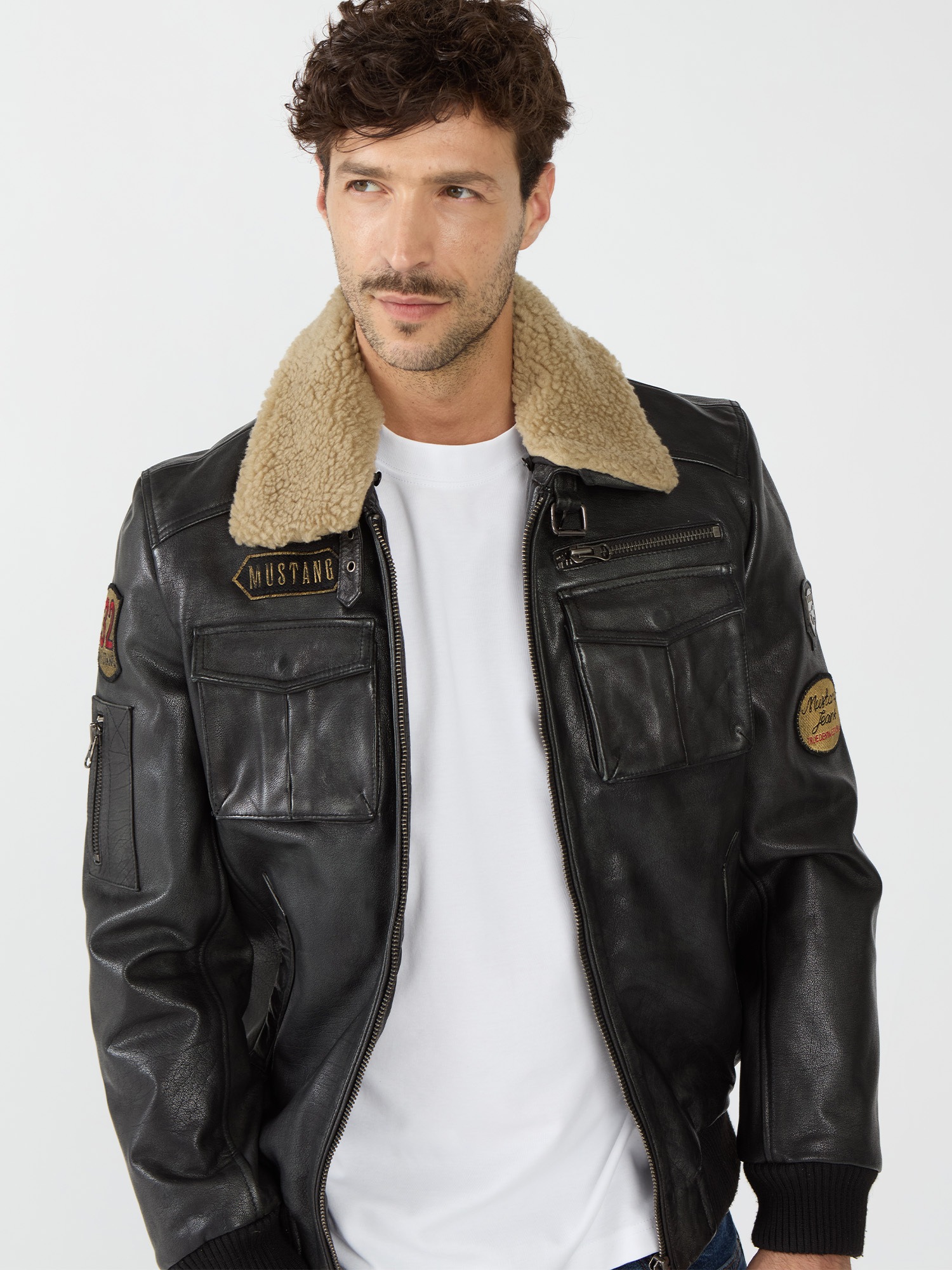 MUSTANG Lederjacke "Karlstad" günstig online kaufen