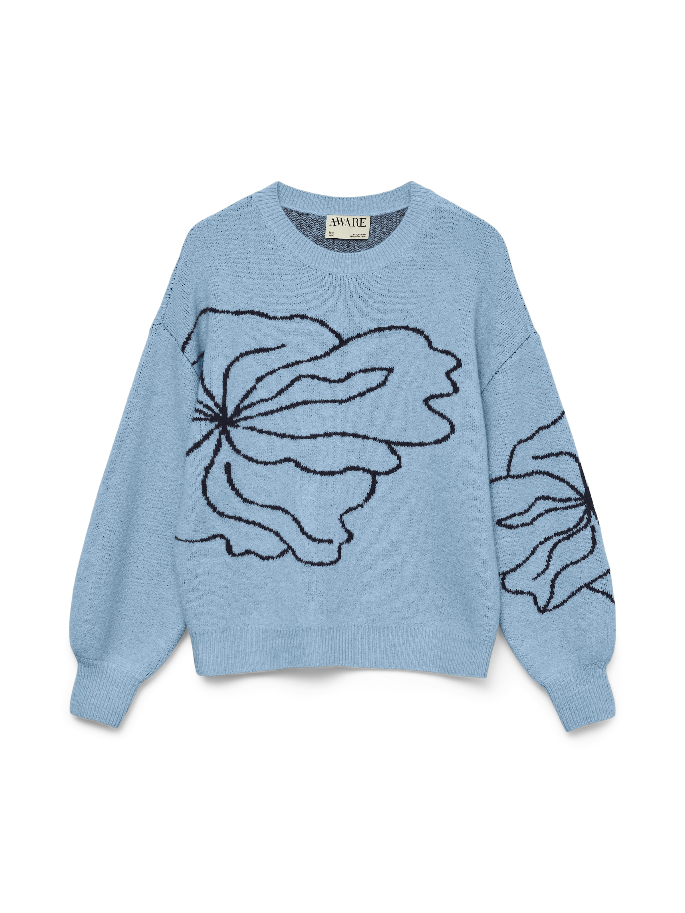 Vero Moda Strickpullover »AWHEART LS O-NECK KNIT NOOS«