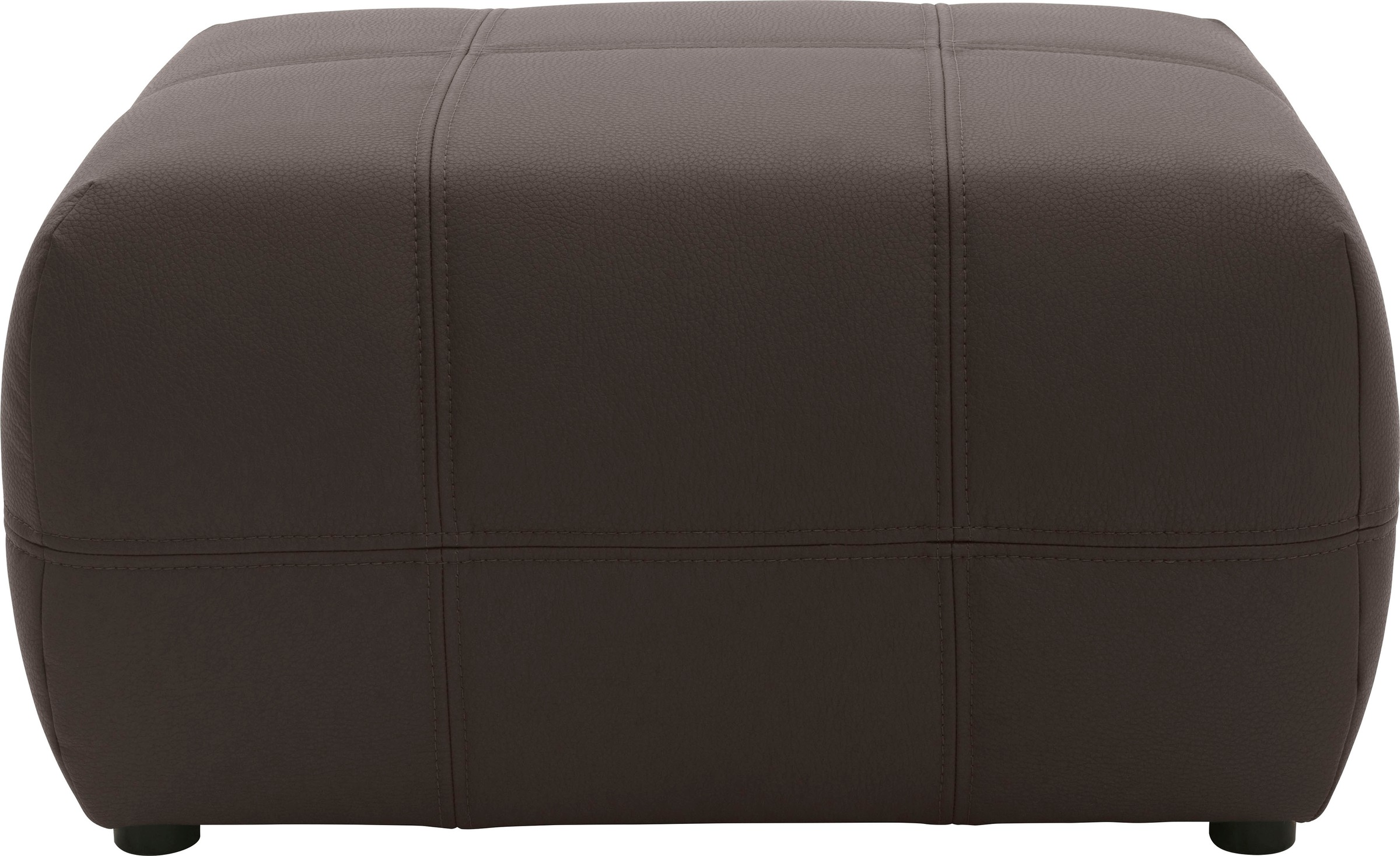 DOMO collection Hocker »Brandon«, kleine Ausführung, passend zu "Brandon" in Leder und Luxus-Kunstleder