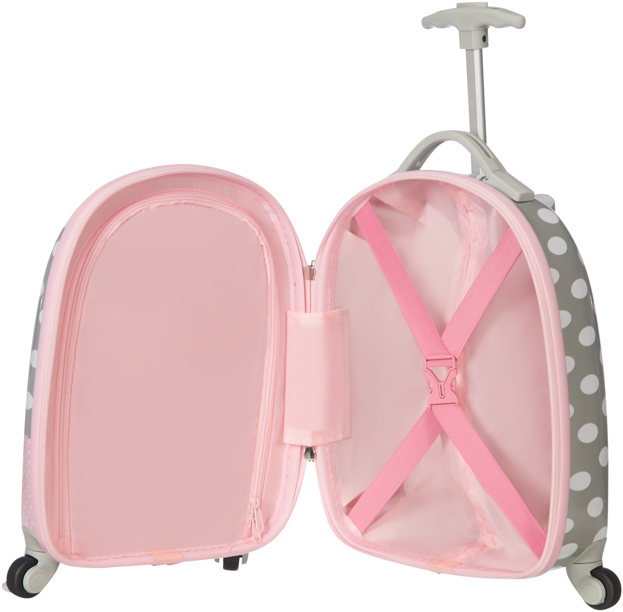 Samsonite Kinderkoffer »Disney Ultimate 2.0, 46 cm, Minnie Glitter«, 4 Rollen, Kinder Reisegepäck Handgepäck-Koffer