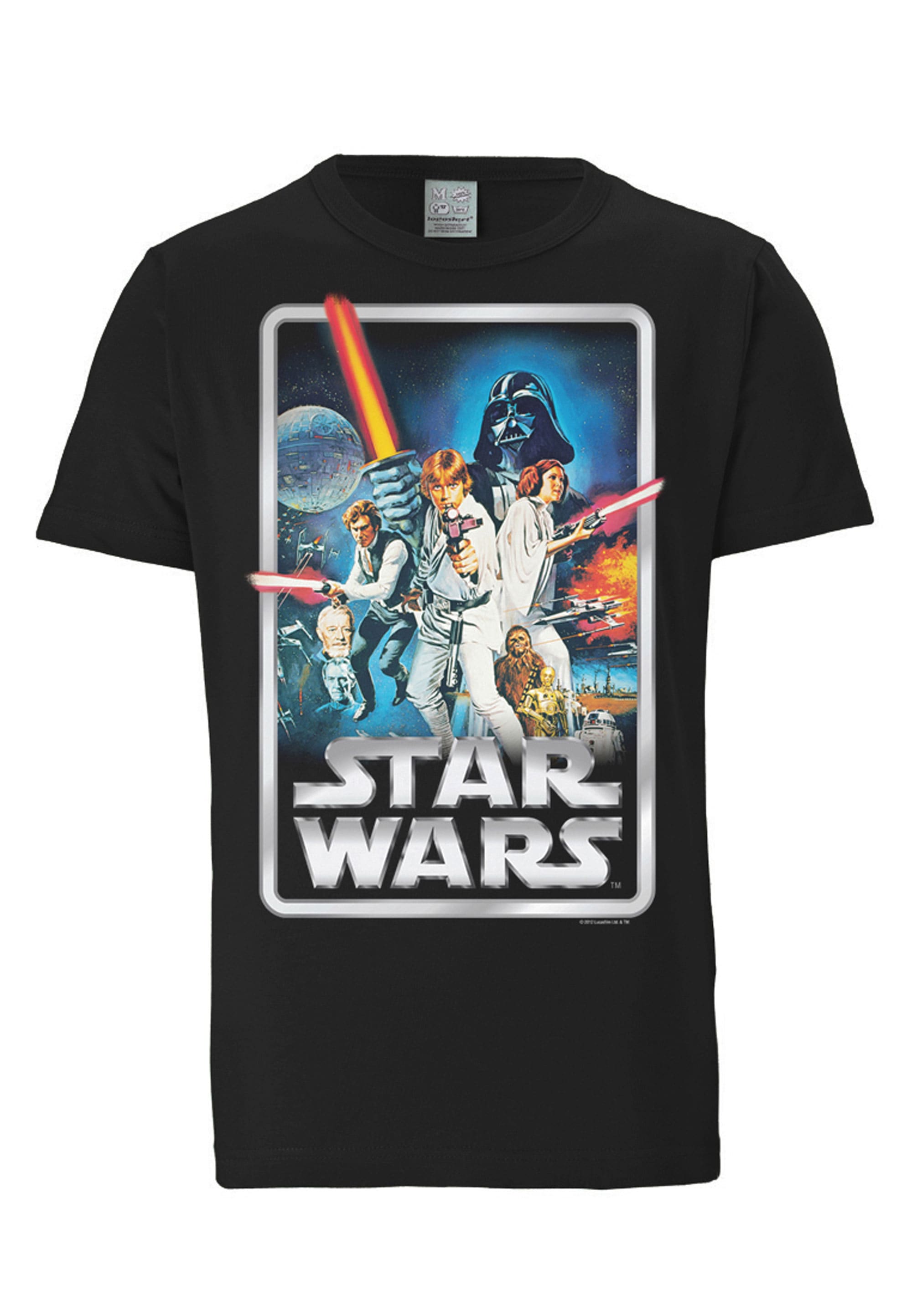 LOGOSHIRT T-Shirt »Krieg der Sterne Poster«, mit tollem Print