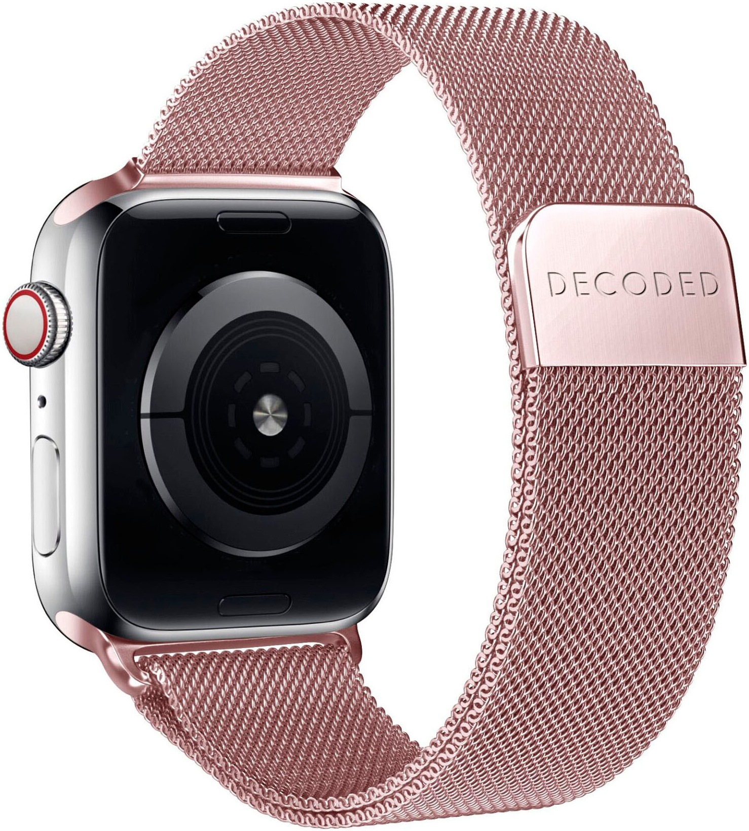 DECODED Smartwatch-Armband »Milanaise Traction Strap Black 42/44/45mm«