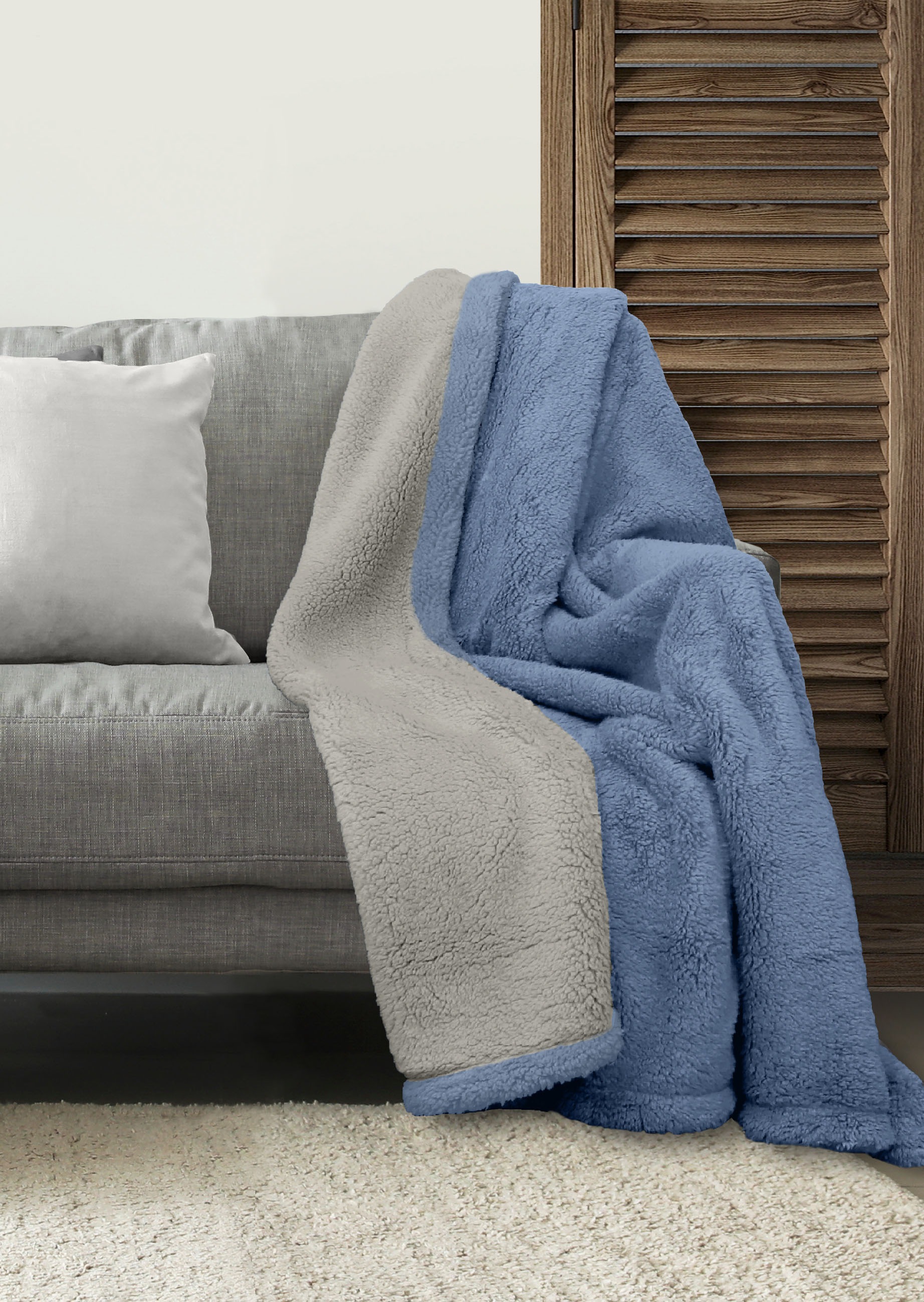 HECHTER PARIS Wohndecke »0238003«, Sherpa Wohndecke, Kuscheldecke, superweich, bequem, wohlig warm