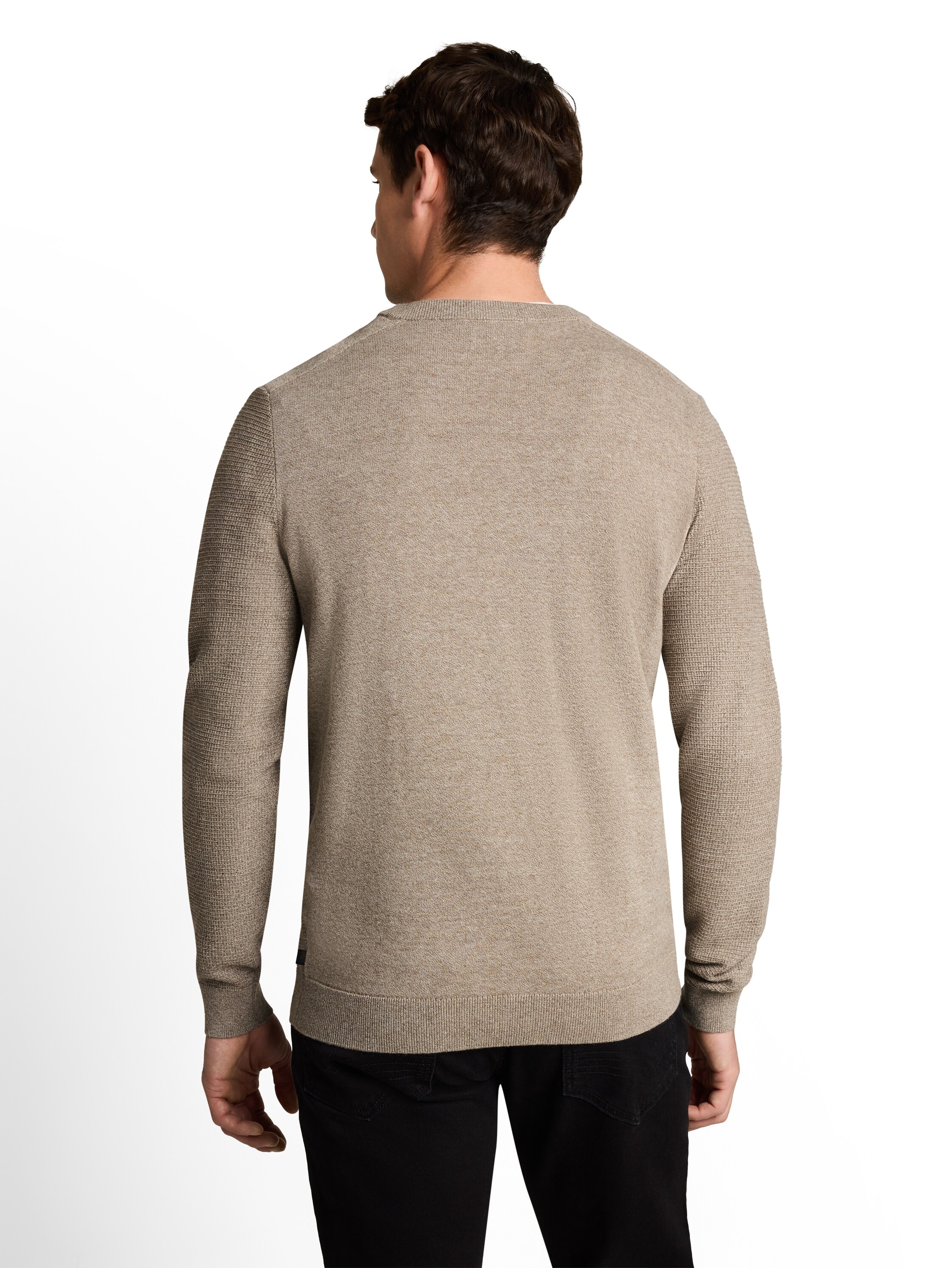 TOM TAILOR Strickpullover aus weicher Baumwolle - Rundhals