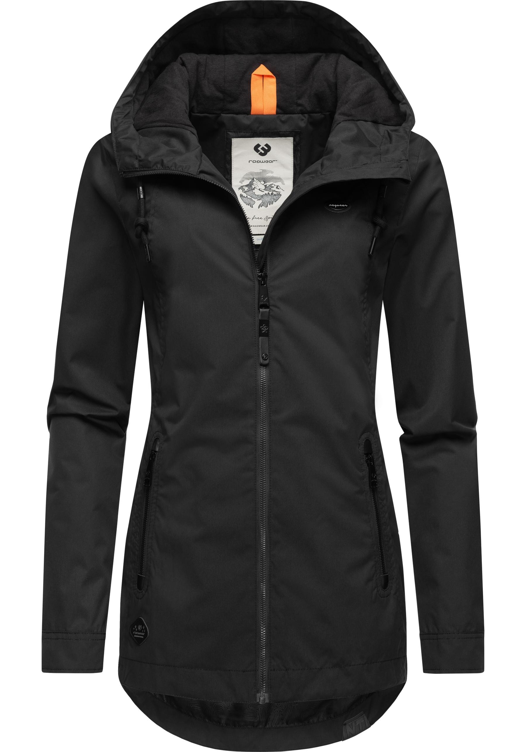 Ragwear Outdoorjacke »Zuzka«, mit Kapuze, stylische Übergangsjacke mit großer Kapuze