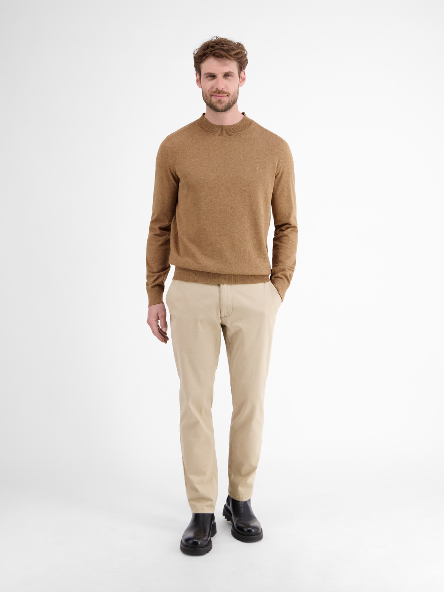 LERROS Strickpullover »LERROS Herren-Pullover mit Turtleneck«