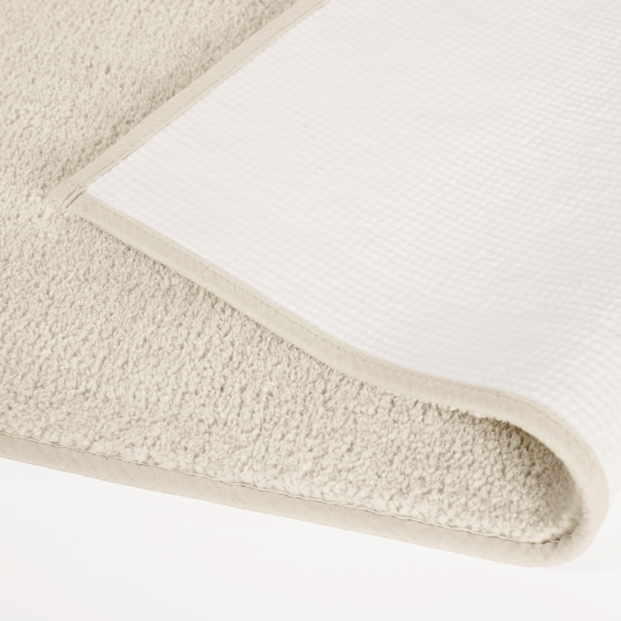 my home Badematte »Vanessa, Badvorleger, Badezimmer Teppich«, rutschhemmend beschichtet, schnell trocknend-fußbodenheizungsgeeignet-strapazierfähig, Badteppich, weiche Haptik, unifarben