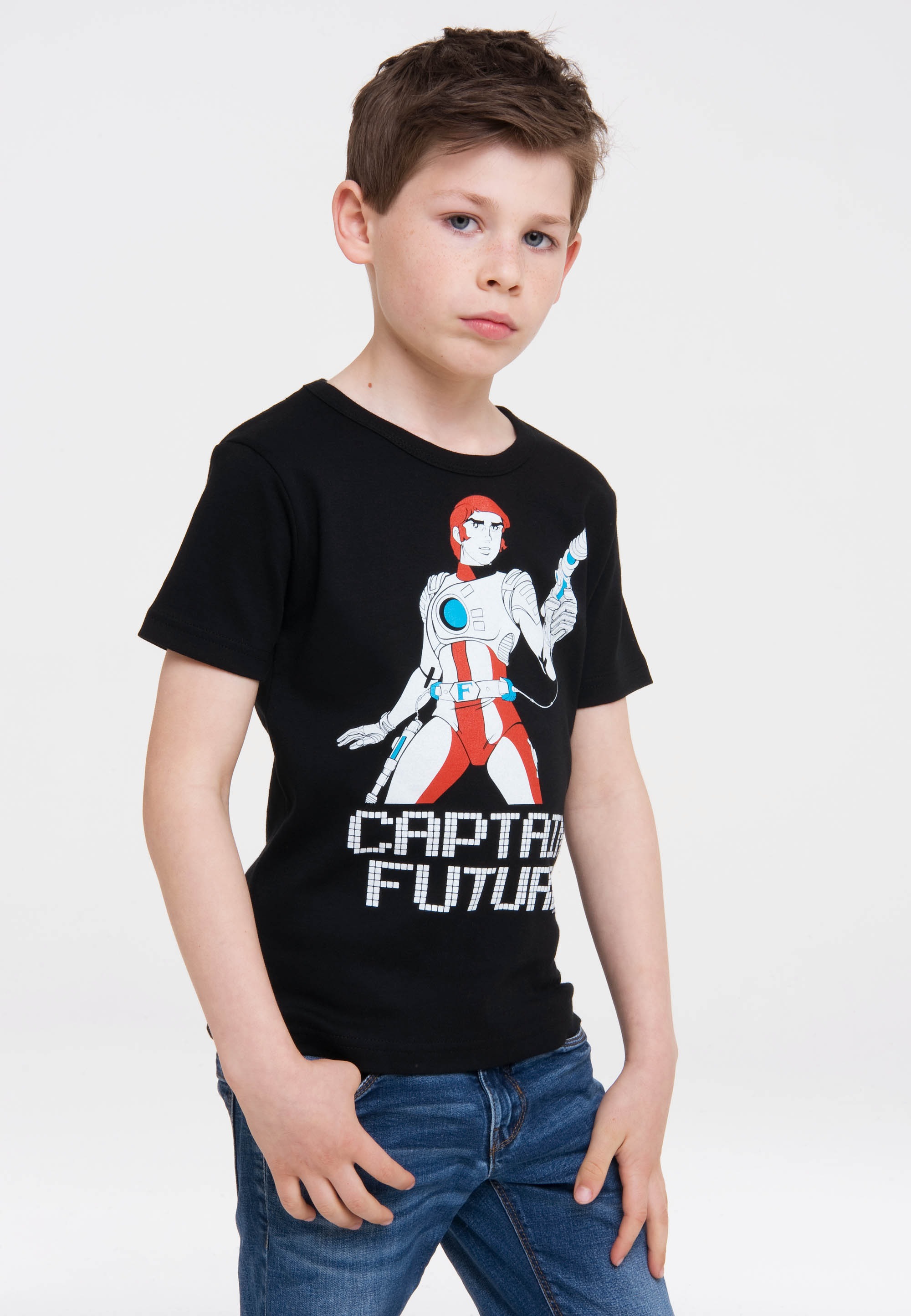 LOGOSHIRT T-Shirt »Captain Future«, mit hochwertigem Siebdruck