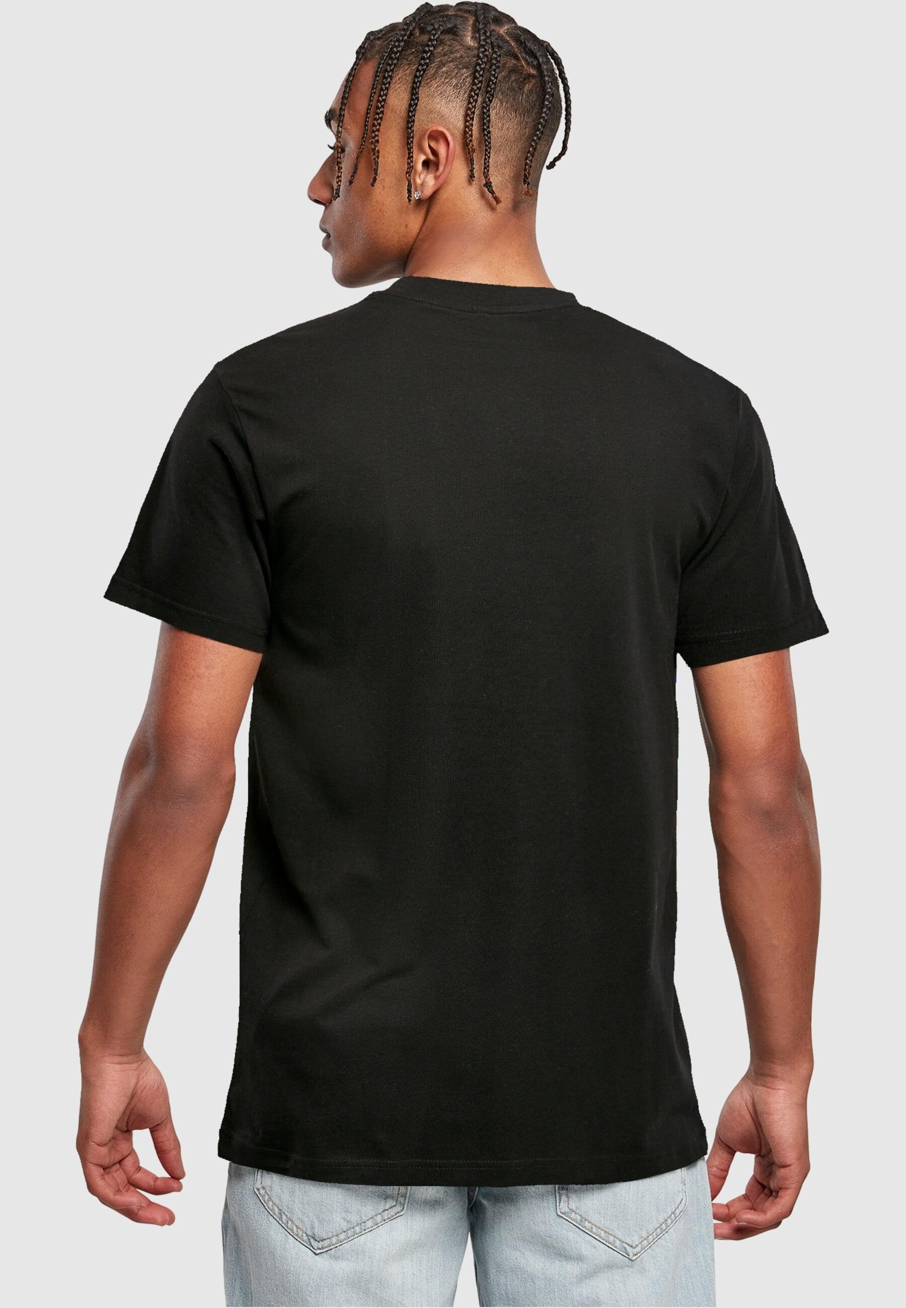 Merchcode T-Shirt »Merchcode Herren Peanuts - Rebel with paws T-Shirt Round Neck«, (1 tlg.)