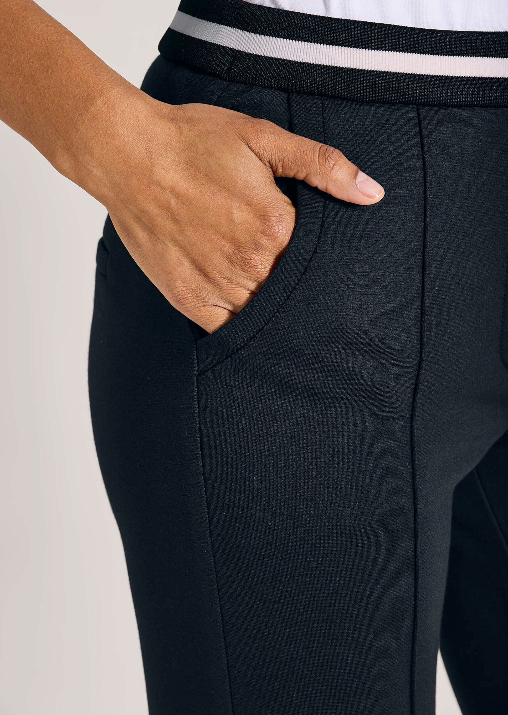 MADELEINE Stoffhose »Bootcut-Hose Viskose Jersey-Hose mit Bootcut«