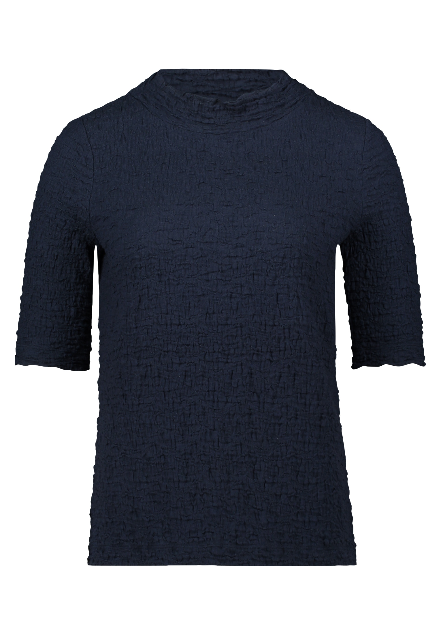 Betty Barclay Kurzarmshirt »Betty Barclay Damen Strukturshirt mit Stehkragen«, (1 tlg.)