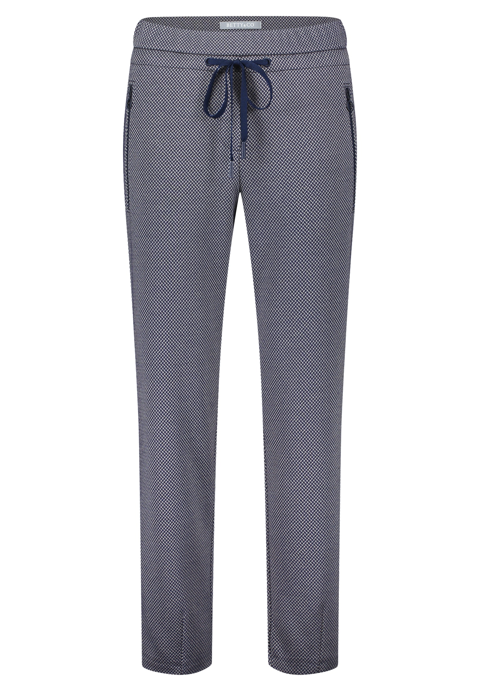 Betty&Co Schlupfhose »Betty & Co Schlupfhose mit Reißverschlusstaschen«, Reißverschluss