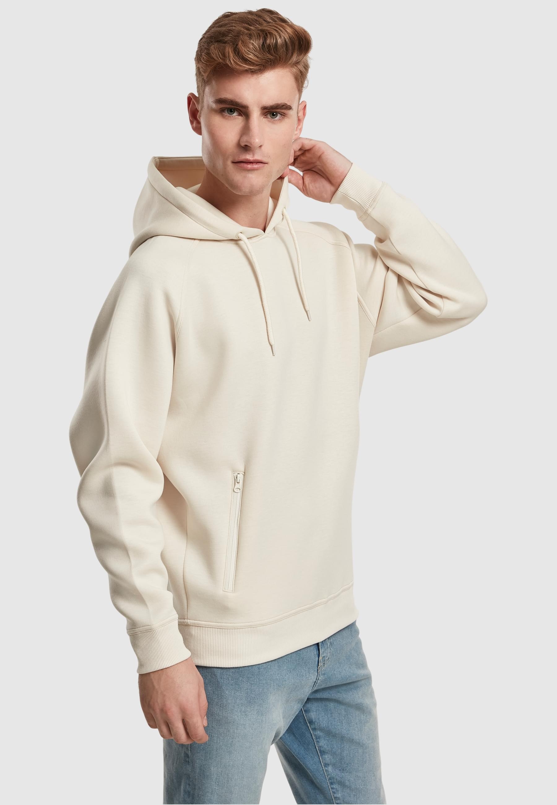 URBAN CLASSICS Kapuzensweatshirt »Urban Classics Herren Raglan Zip Pocket Hoody«, (1 tlg.)