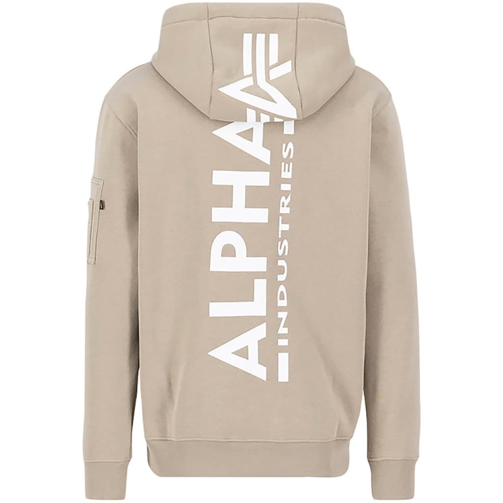 Alpha Industries Kapuzensweatjacke »Back Print Zip Hoody«