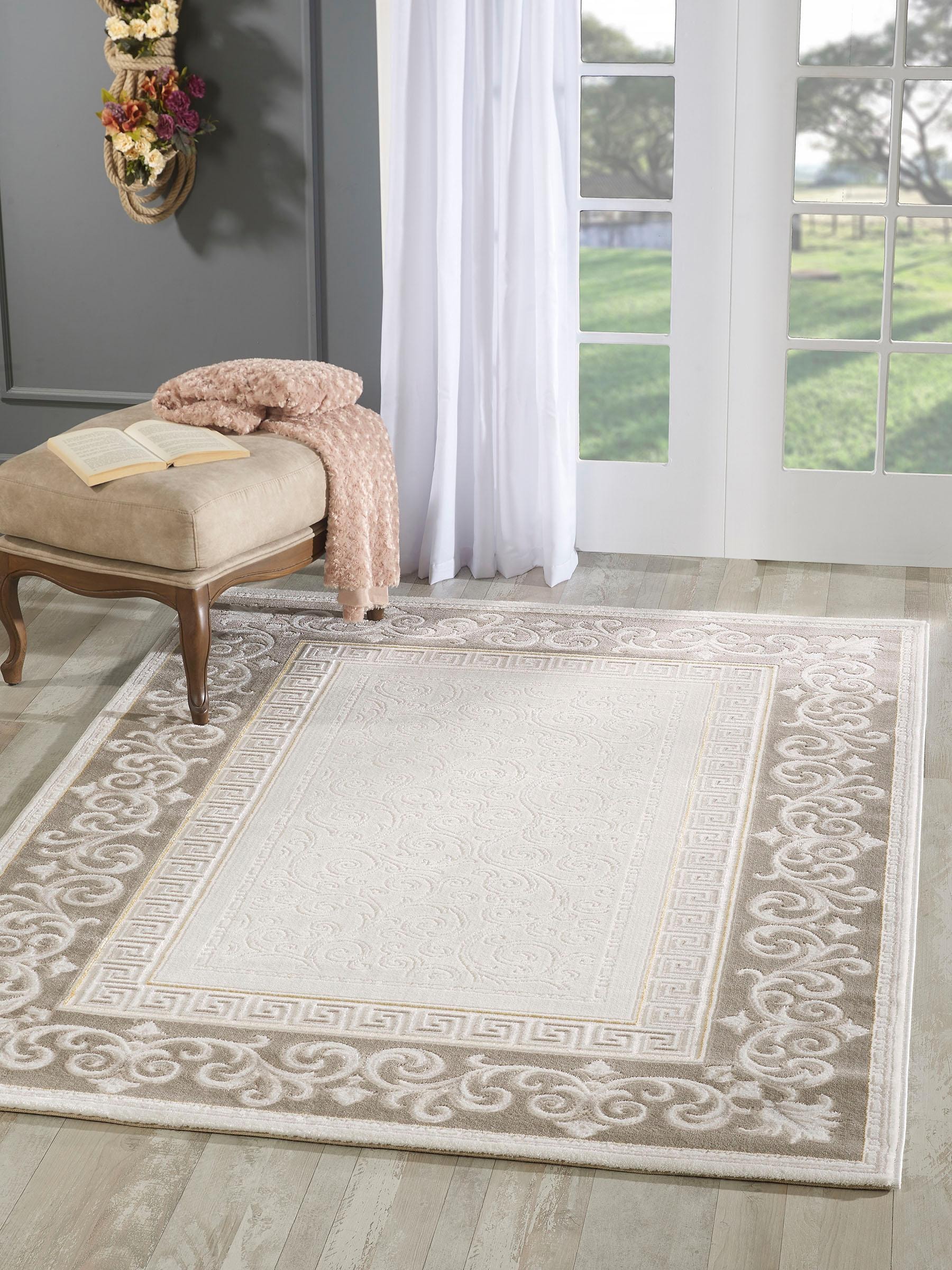 Sanat Teppich "Harmony 3206, auch als Läufer" rechteckig 12 mm Höhe Wohnzim günstig online kaufen