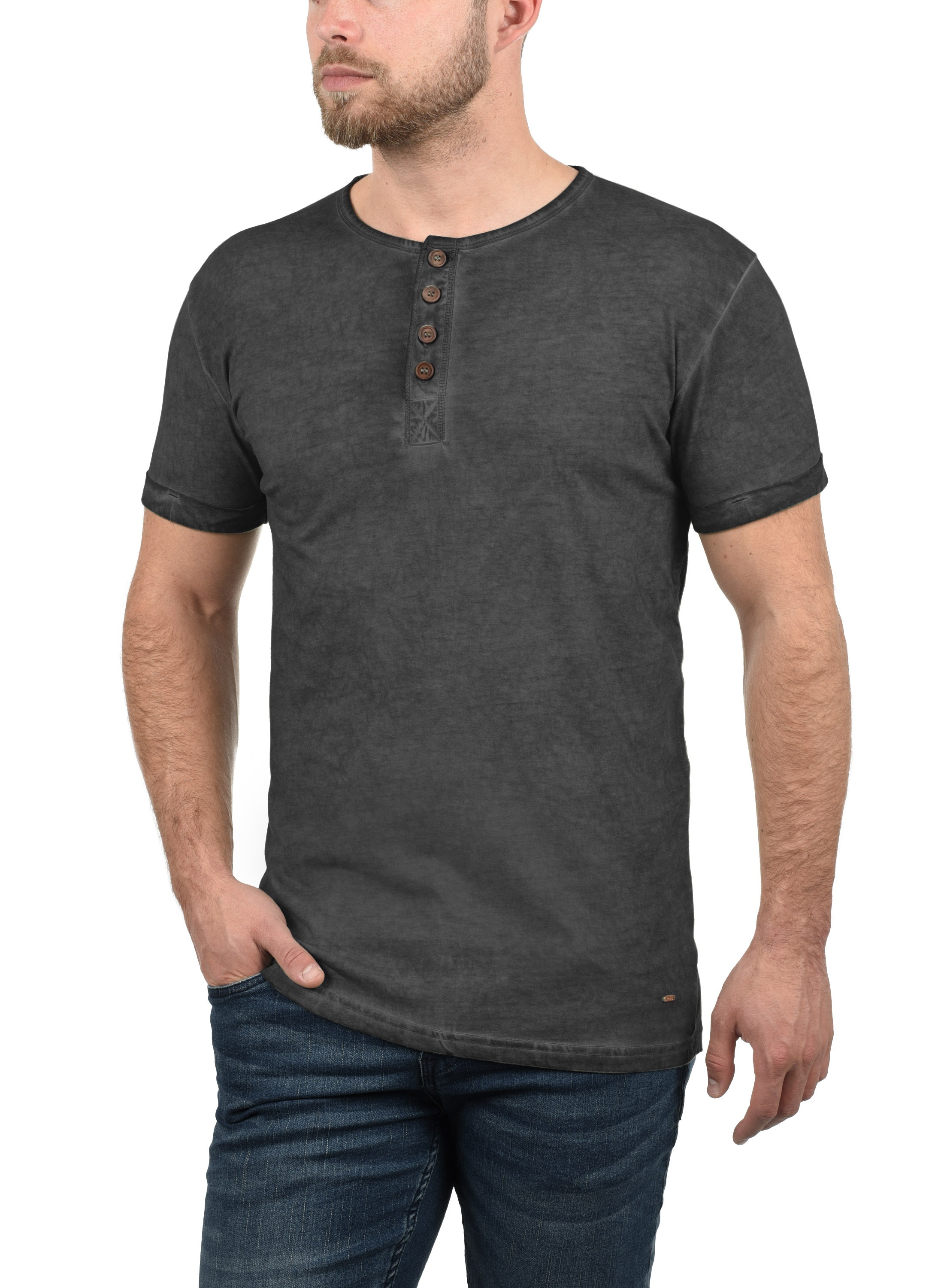 Solid Rundhalsshirt "Rundhalsshirt SDTihn" günstig online kaufen