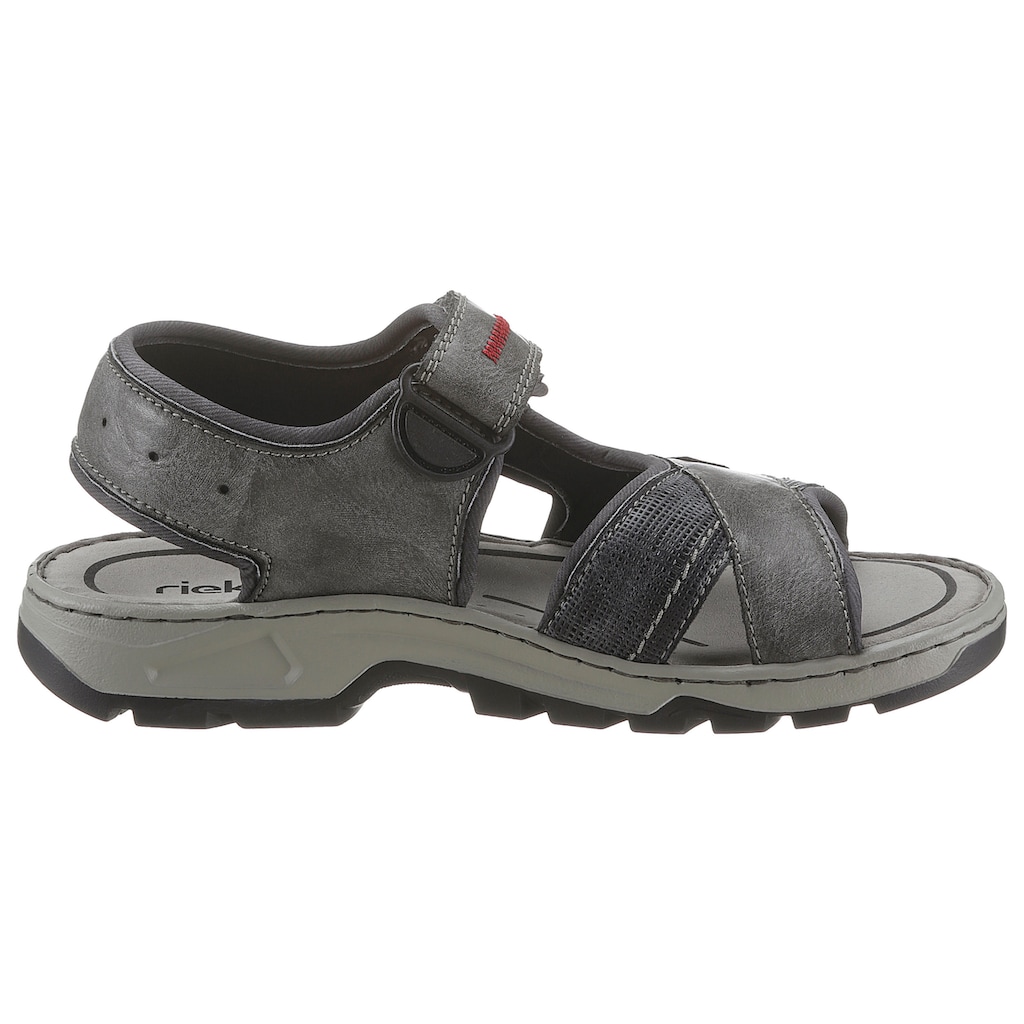 Rieker Sandale, Sommerschuh, Klettschuh, Outdoorsandale, mit Klettverschluss