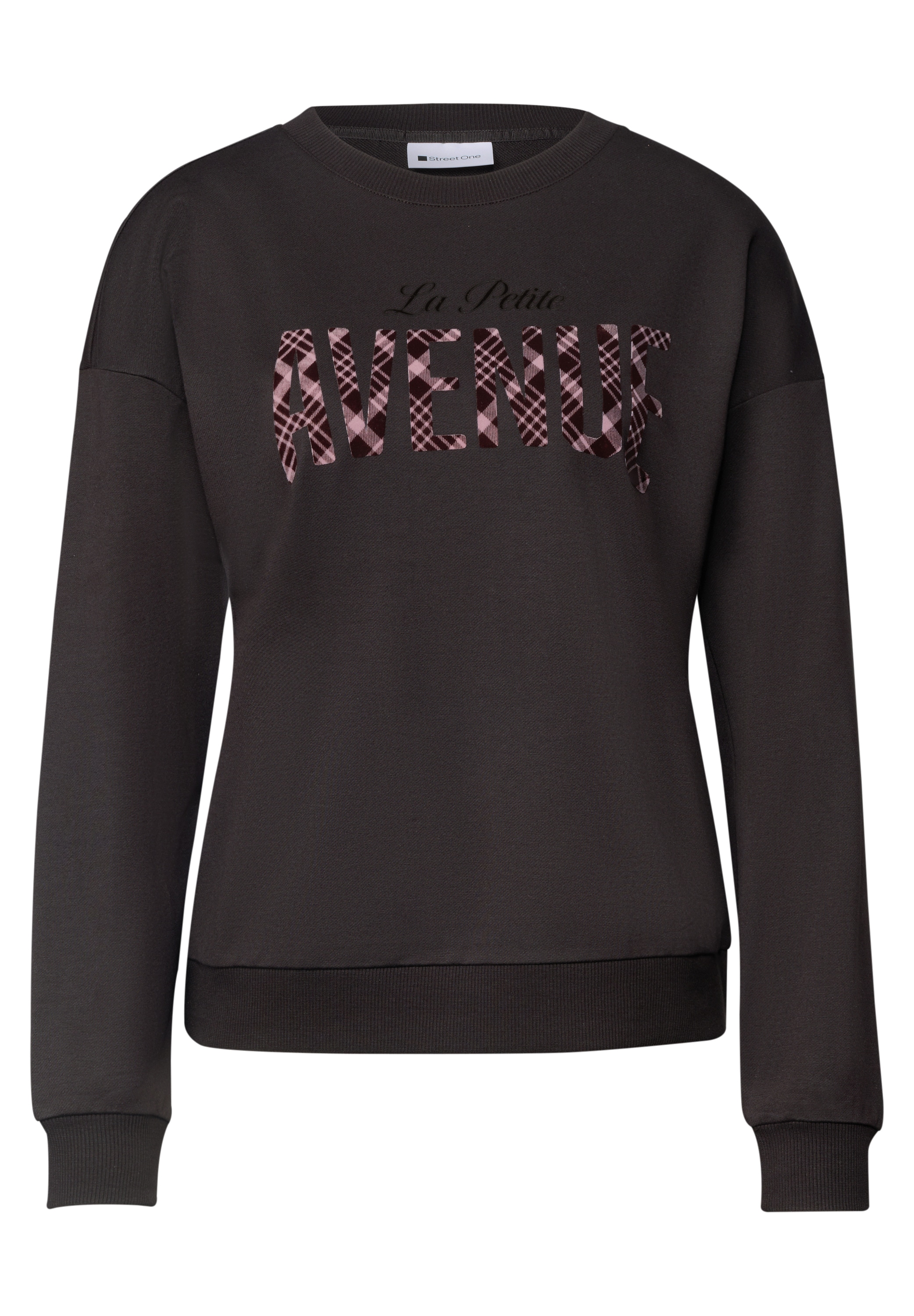 STREET ONE Langarmshirt aus softem Materialmix