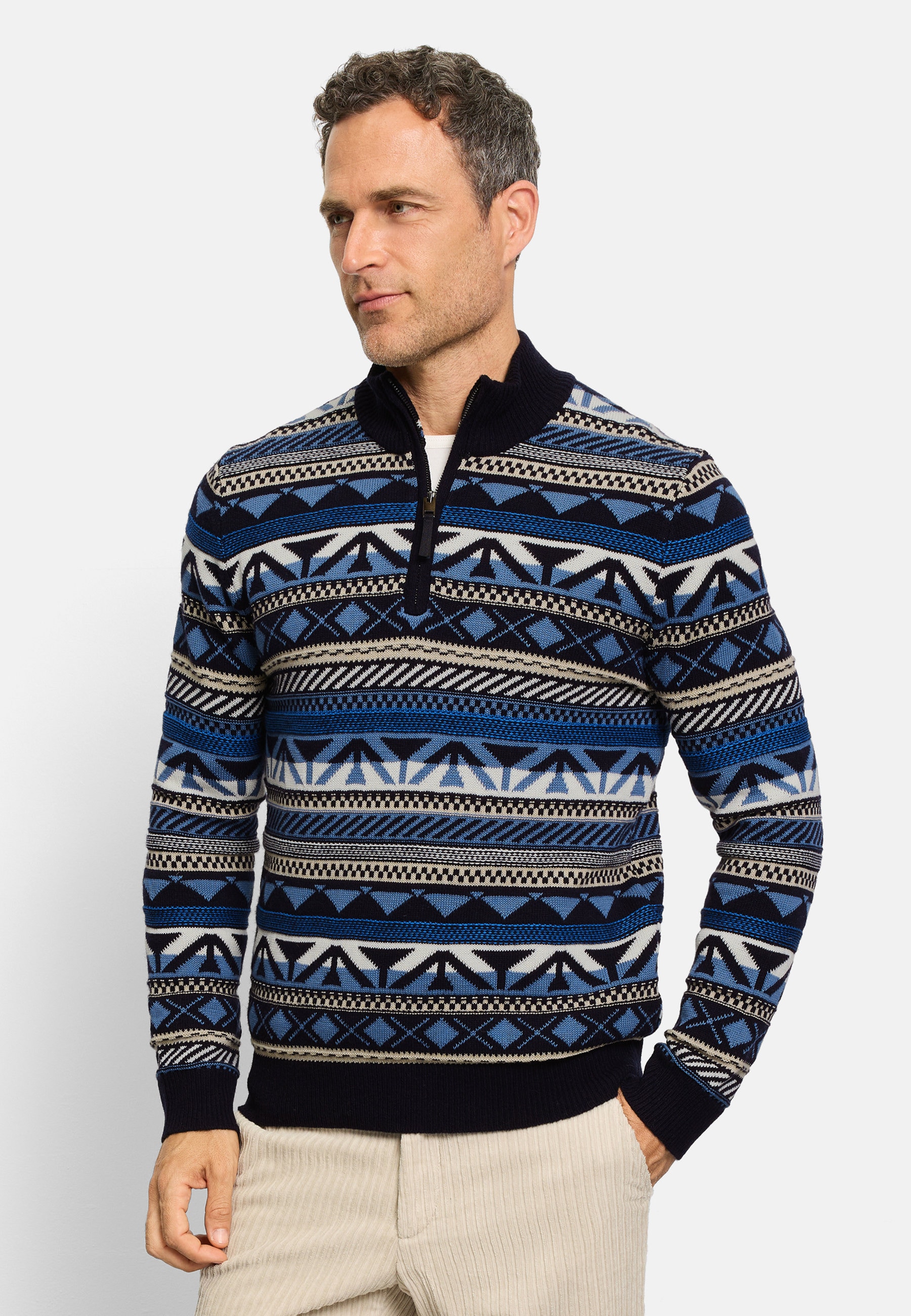 OLYMP Strickpullover "OLYMP Casual Strick" günstig online kaufen
