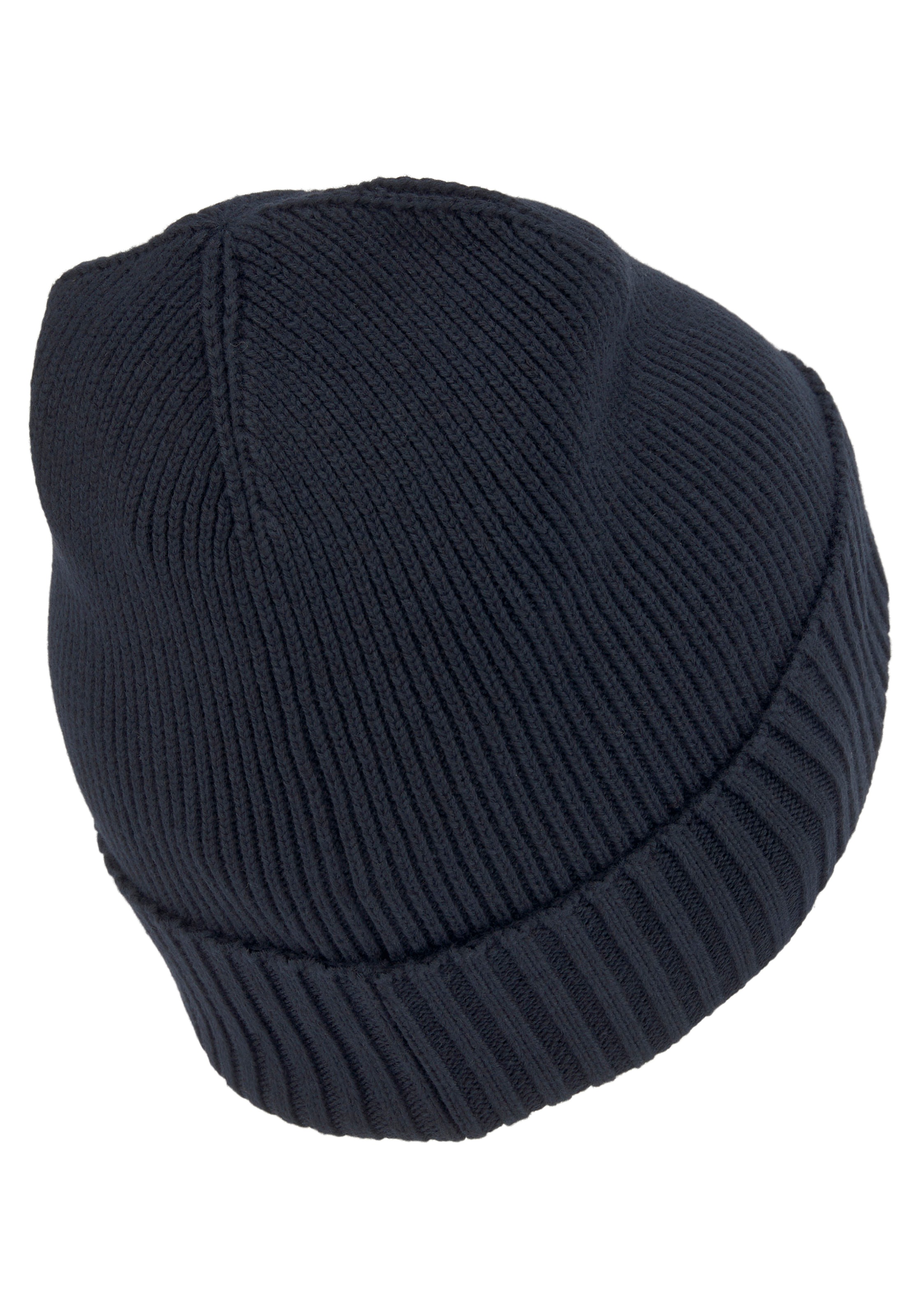 BOSS GREEN Beanie »ERROR:#N/A«, mit Labelbesatz am vorderen Abschluss