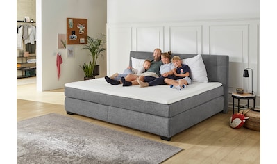 Boxspringbett »Family, inklusive 7-Zonen-TTFK-Matratzen und Kaltschaumtopper«,...