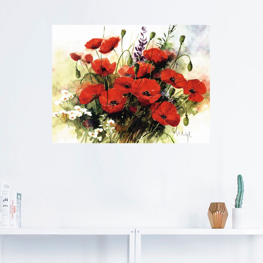 Artland Wandbild »Blumen Zusammenstellung III«, Blumen, (1 St.)