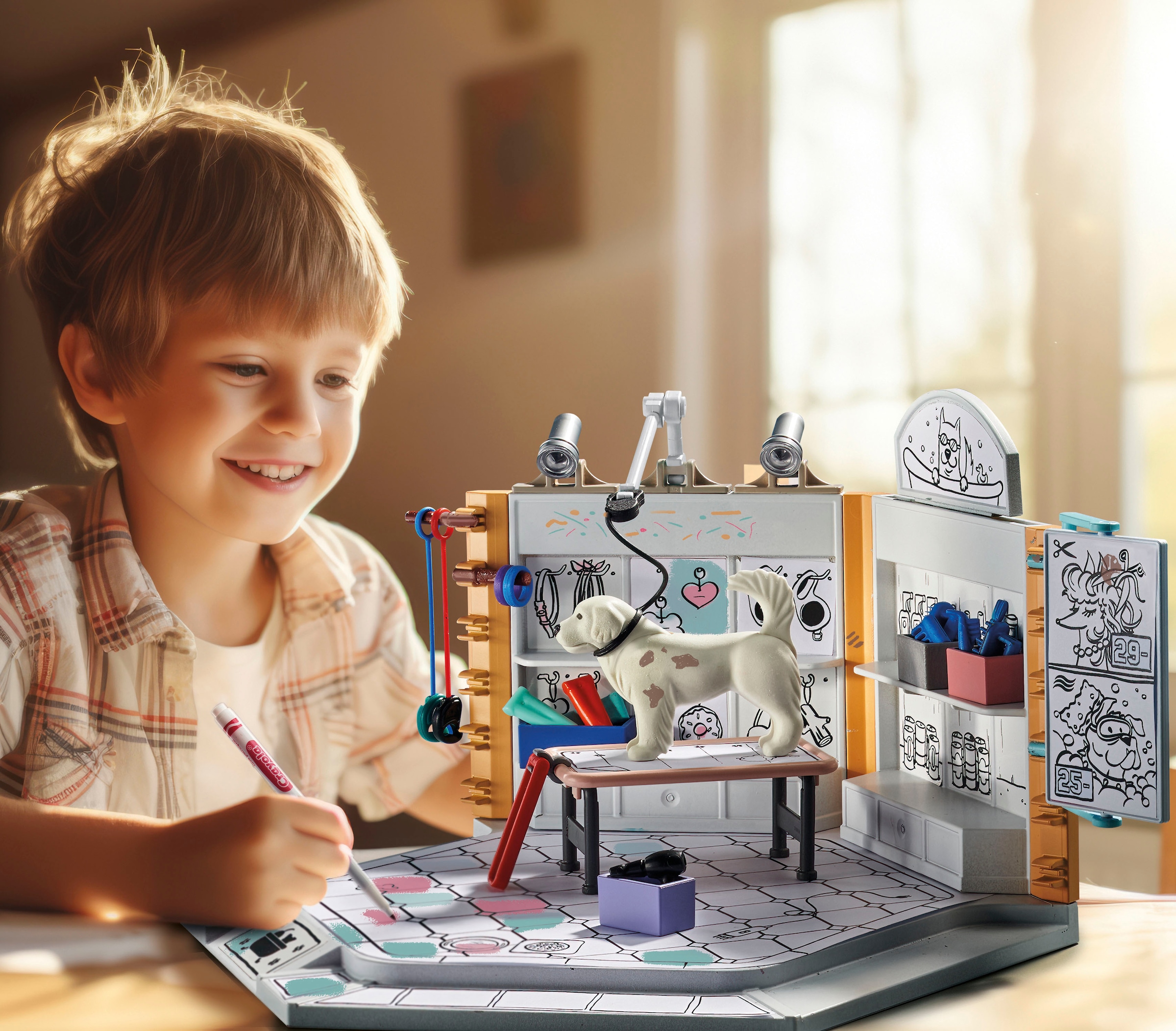 Playmobil® Konstruktions-Spielset »Hundesalon (71514), Color«, (61 St.), Made in Europe