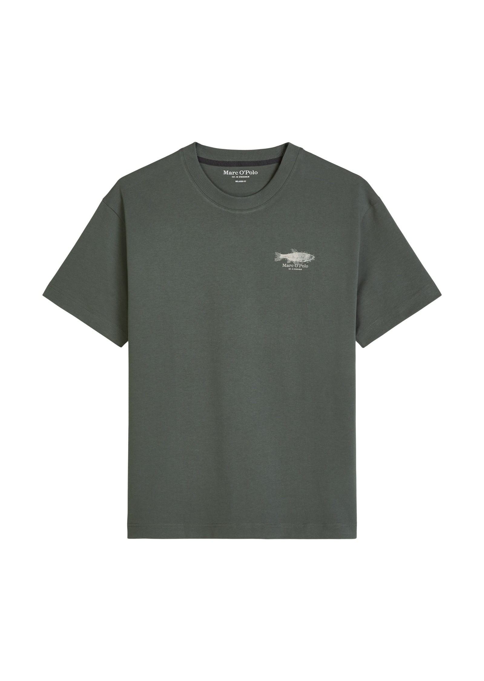 Marc O'Polo T-Shirt »mit Seafood-Rückenprint«