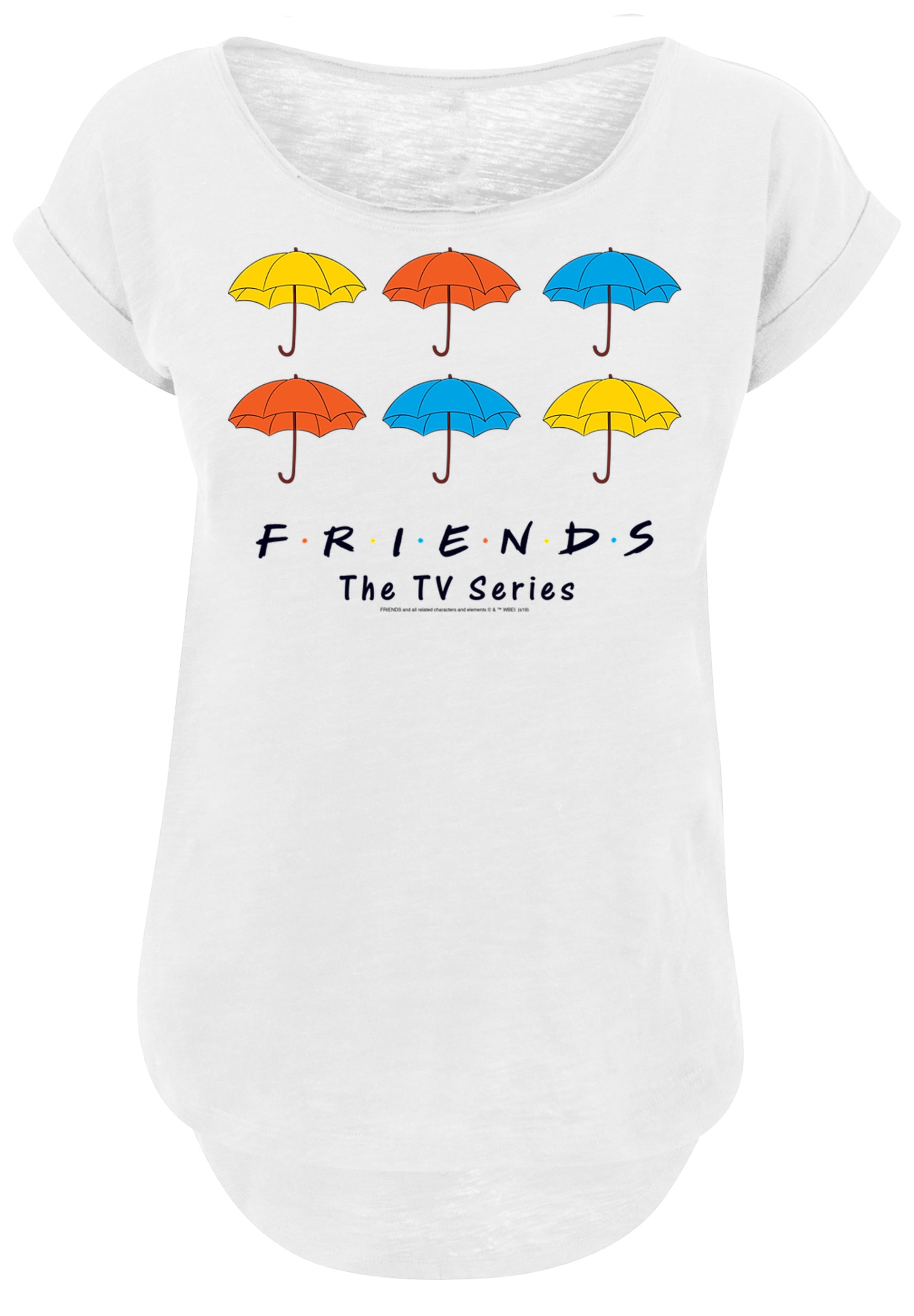 F4NT4STIC T-Shirt »FRIENDS Bunte Regenschirme«, Print