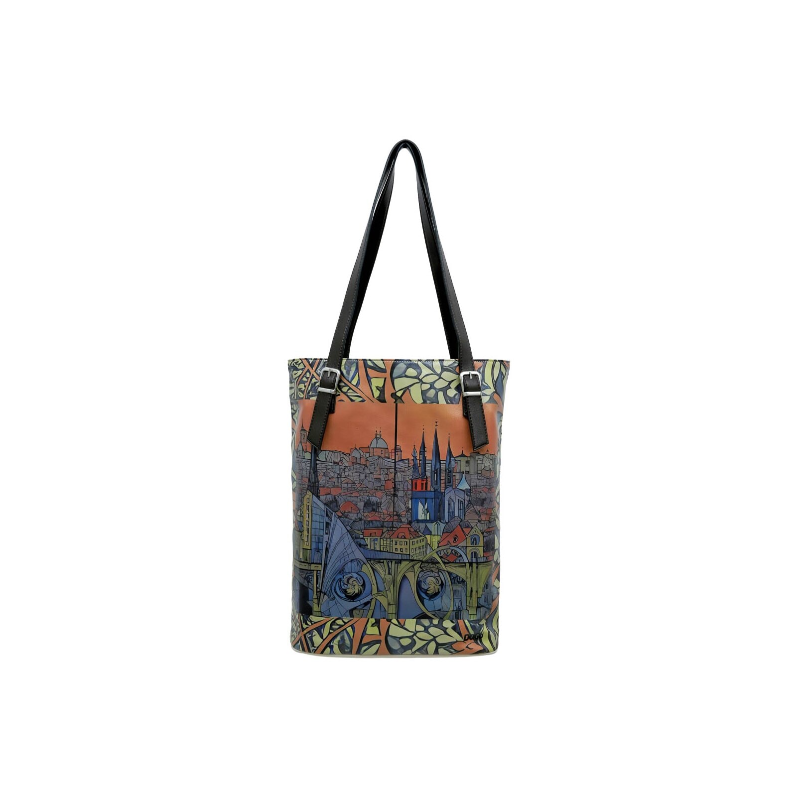 DOGO Umhängetasche »Damen Tall Bag City of Spires Vegan Damen Handtaschen (Fashion)«, Vegan