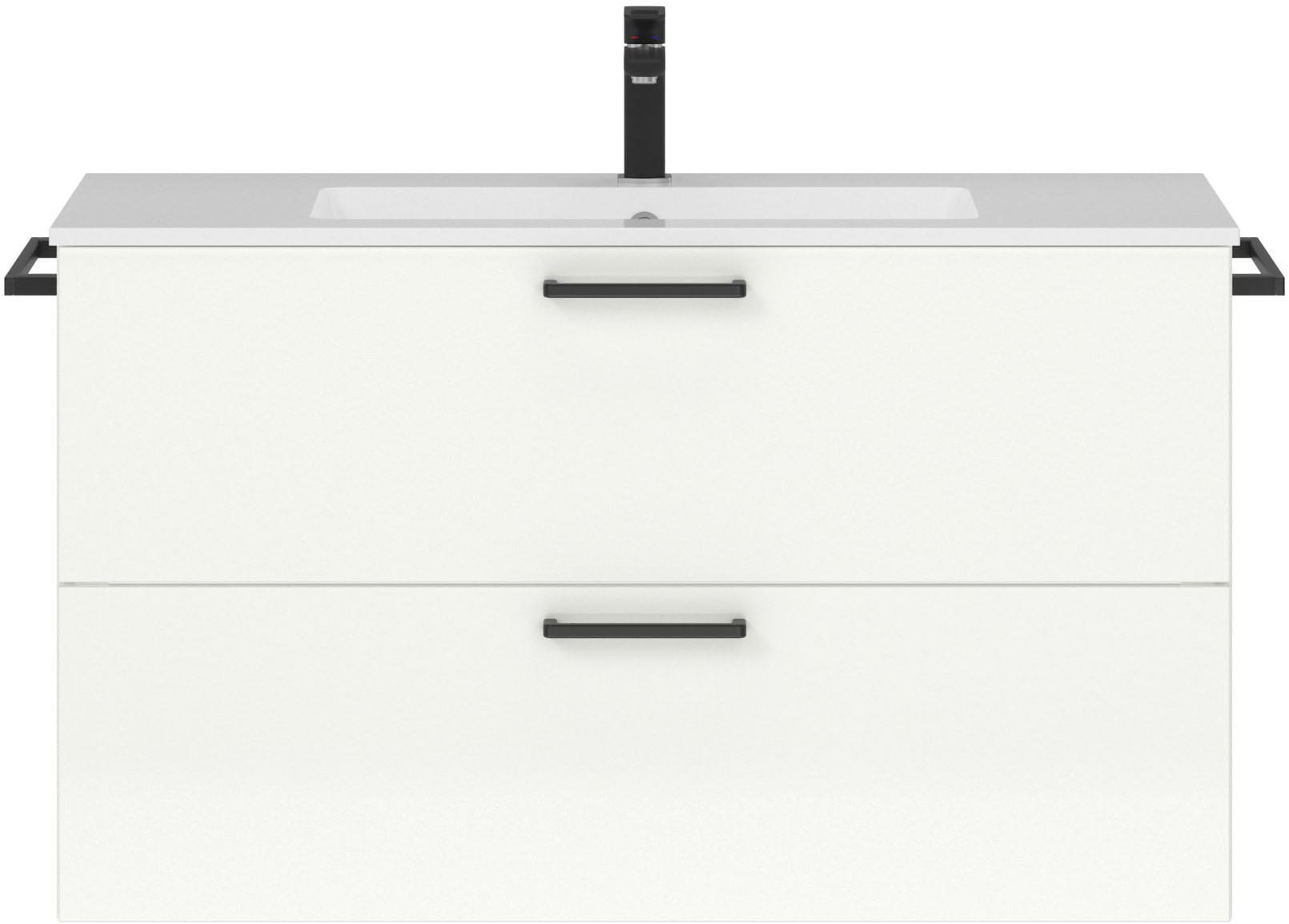 nobilia Waschtisch-Set "Tolvina" vormontiert, mit Soft-Close, 1 Stk. tlg.