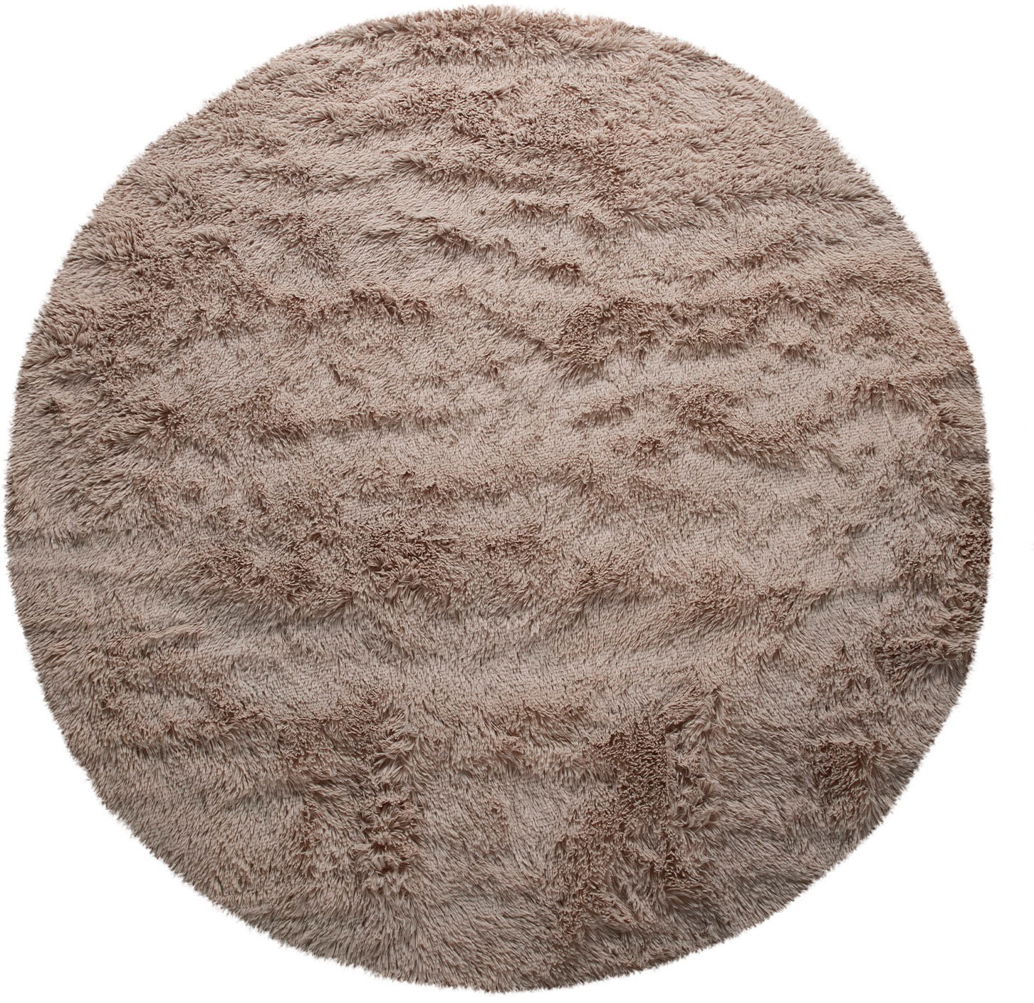 Paco Home Hochflor-Teppich "Silky 591" rund 37 mm Höhe Uni Farben, besonder günstig online kaufen