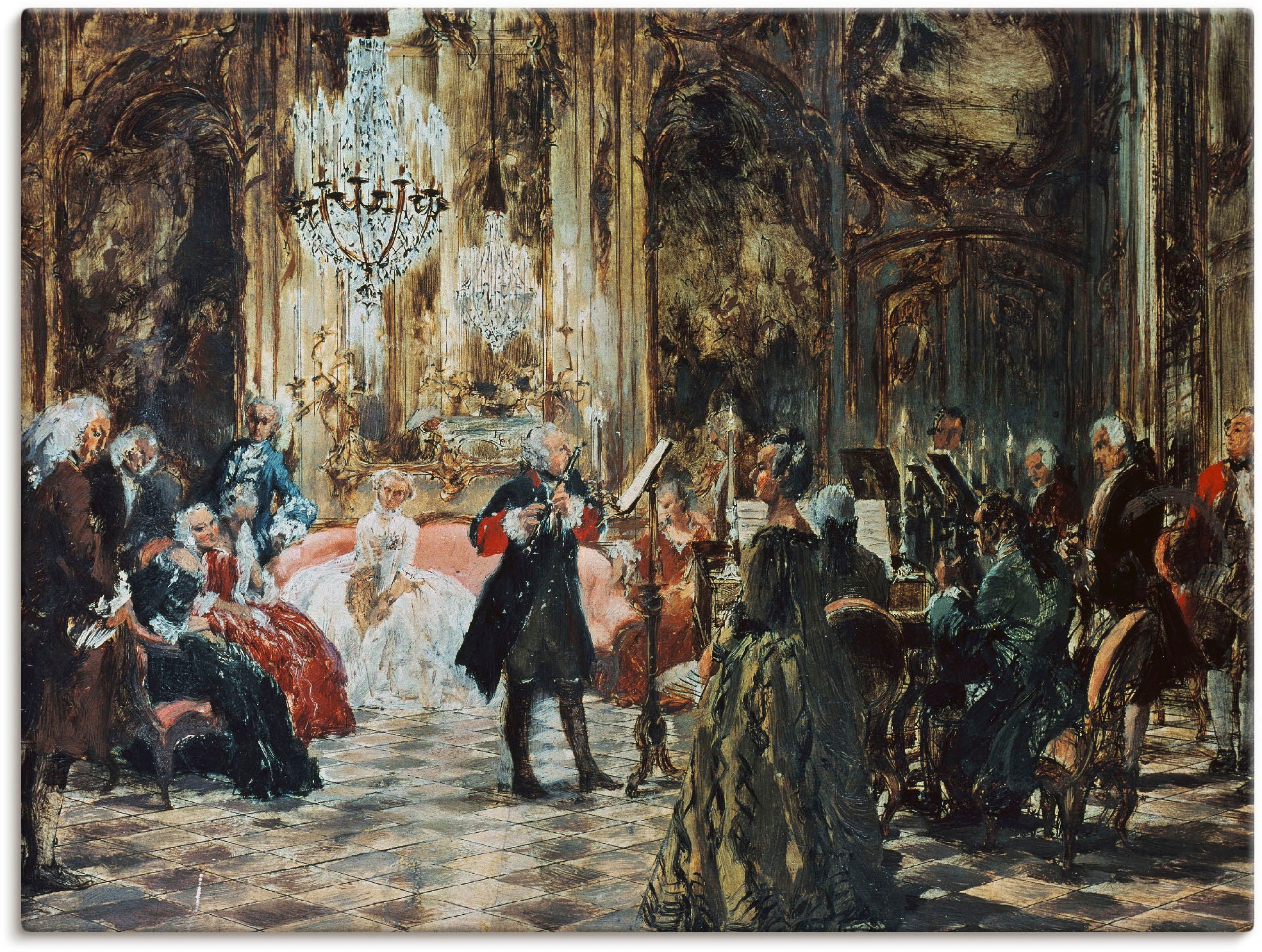 Artland Paveikslas »Flötenkonzert Friedrich de...