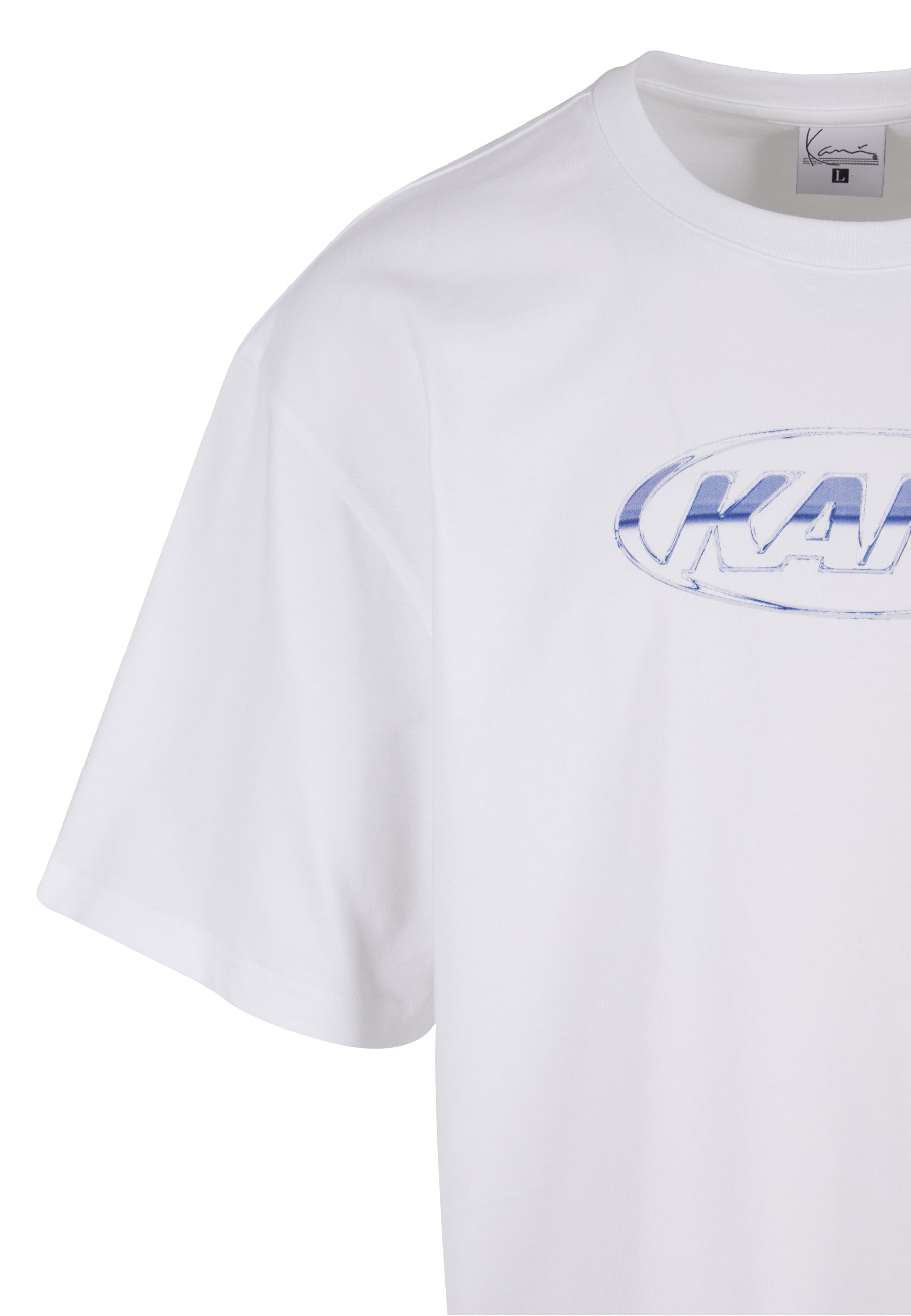 Karl Kani T-Shirt »Karl Kani Woven Signature Chrome LOGo Crop Tee« 1 Stk.