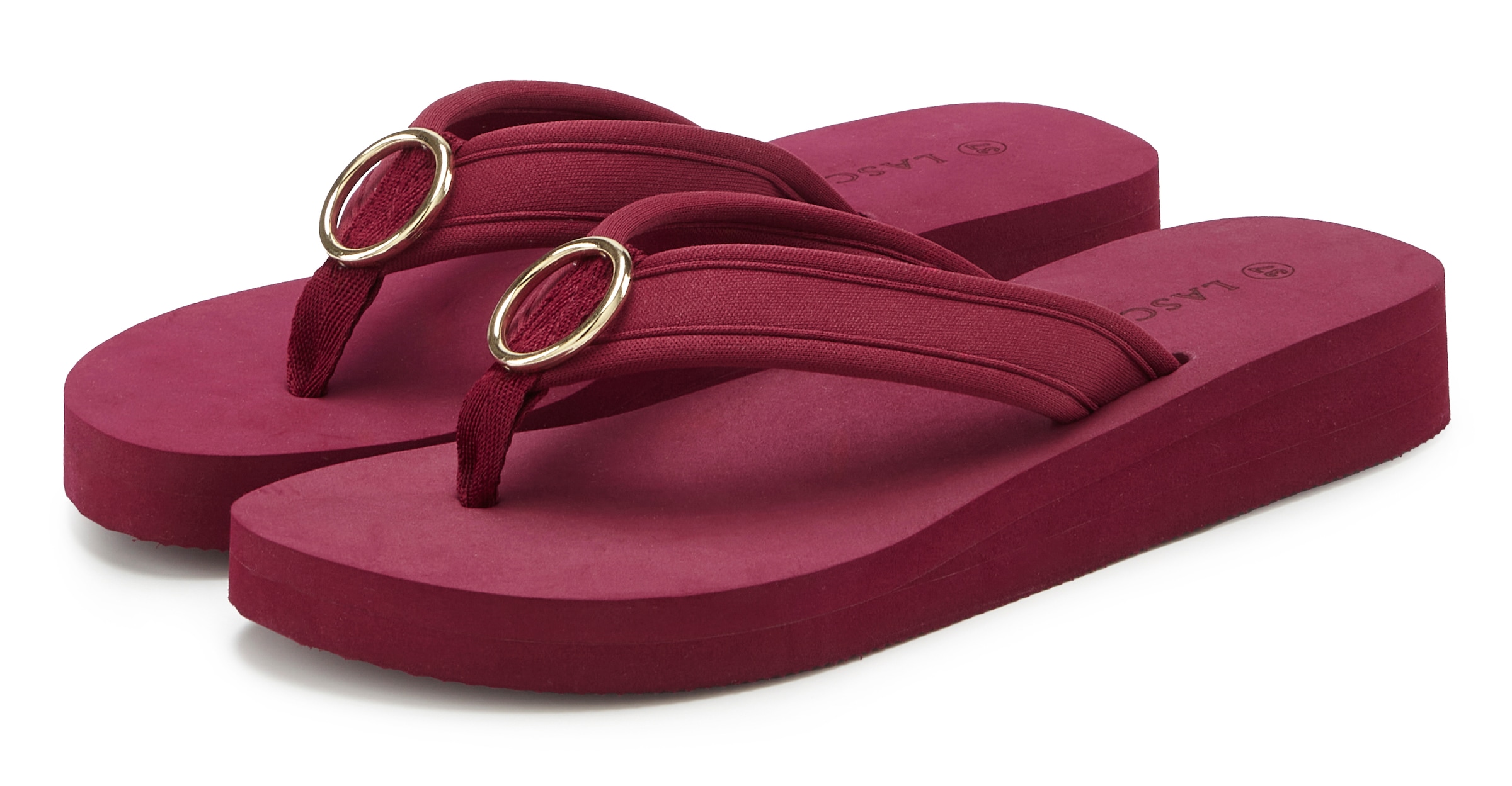 LASCANA Badezehentrenner "Sandale, Badeschuh, Pantolette, Badelatsche, Flip günstig online kaufen