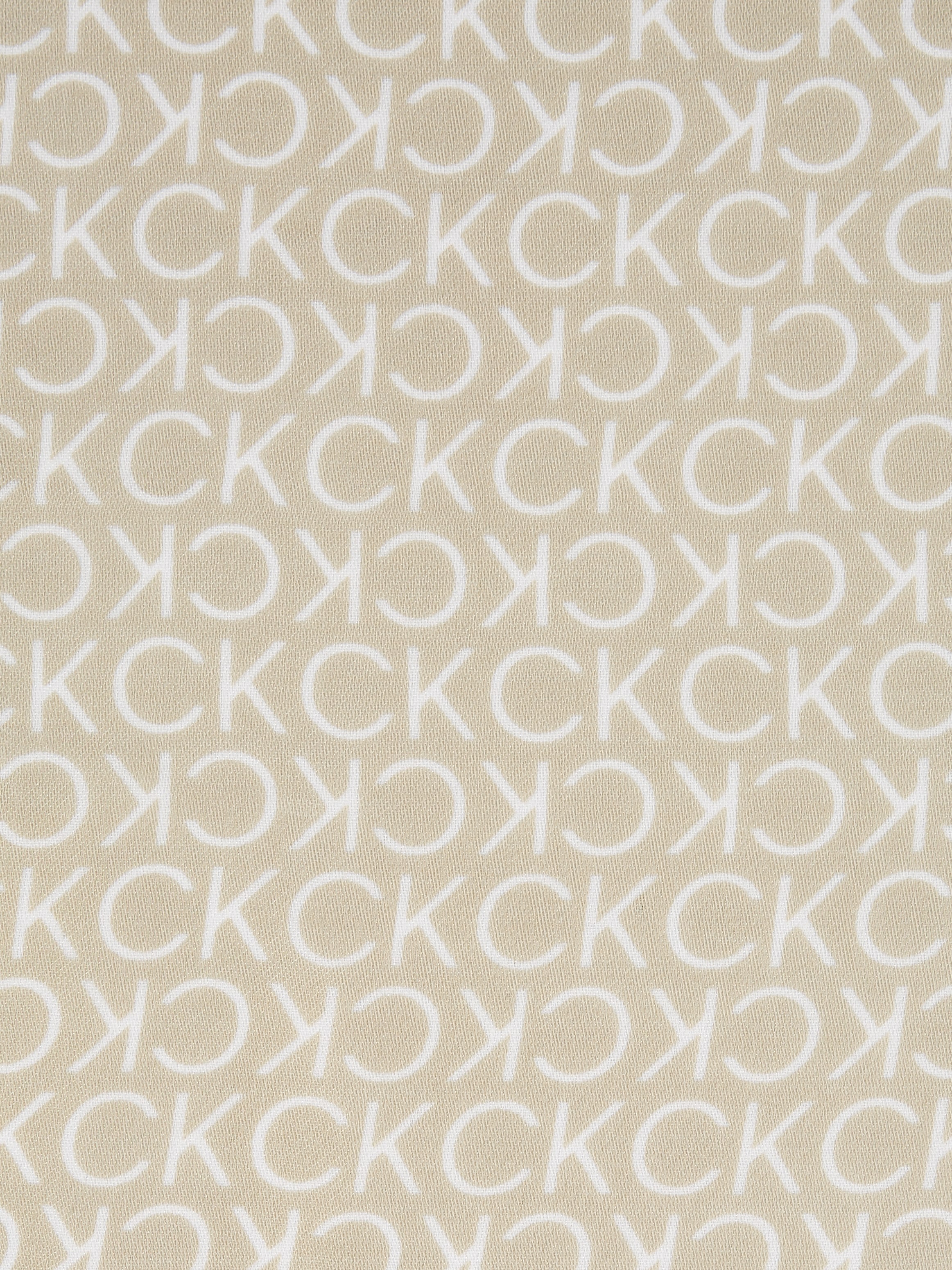 Calvin Klein Schal, mit Monogramm-Print