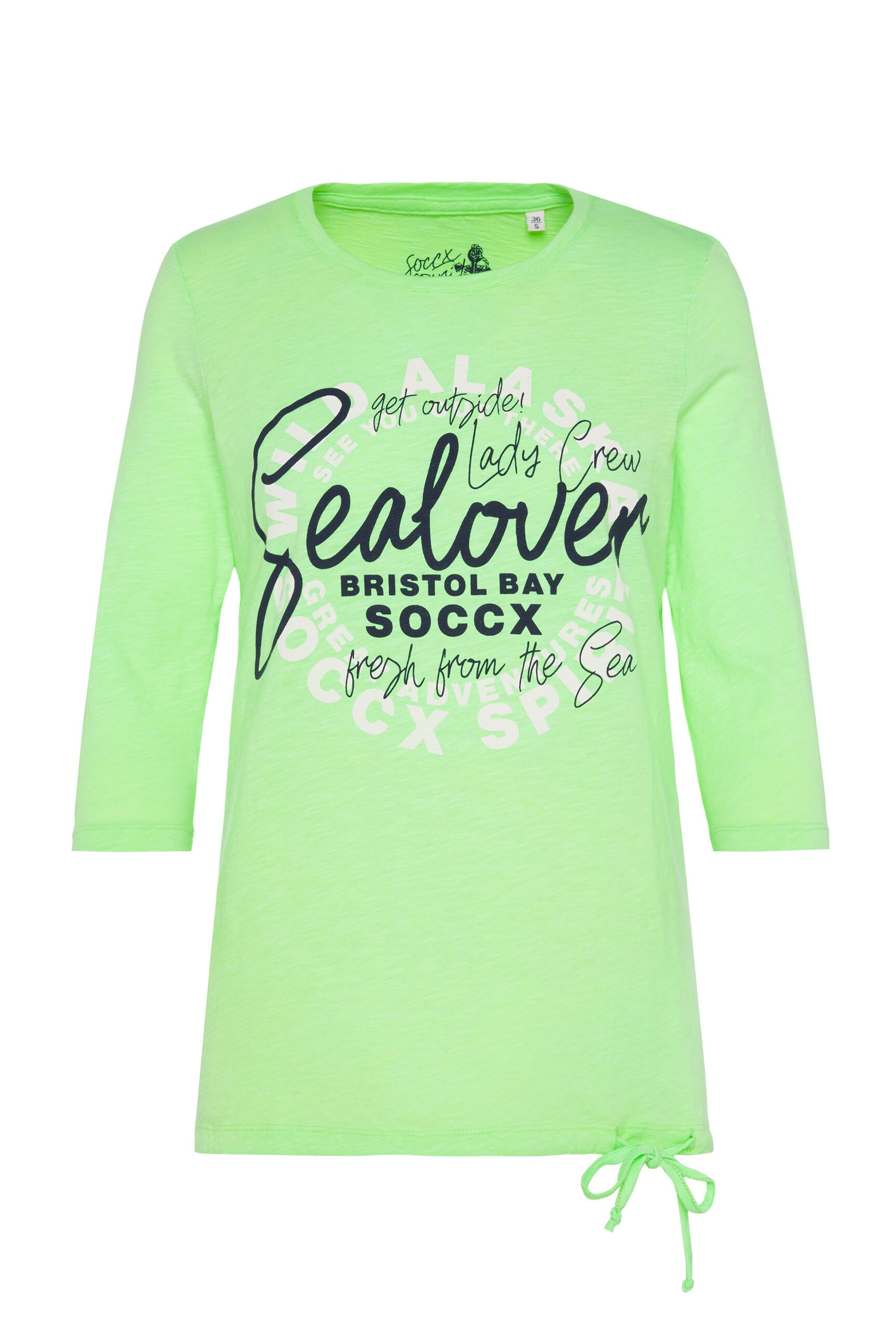 SOCCX Rundhalsshirt mit Baumwolle