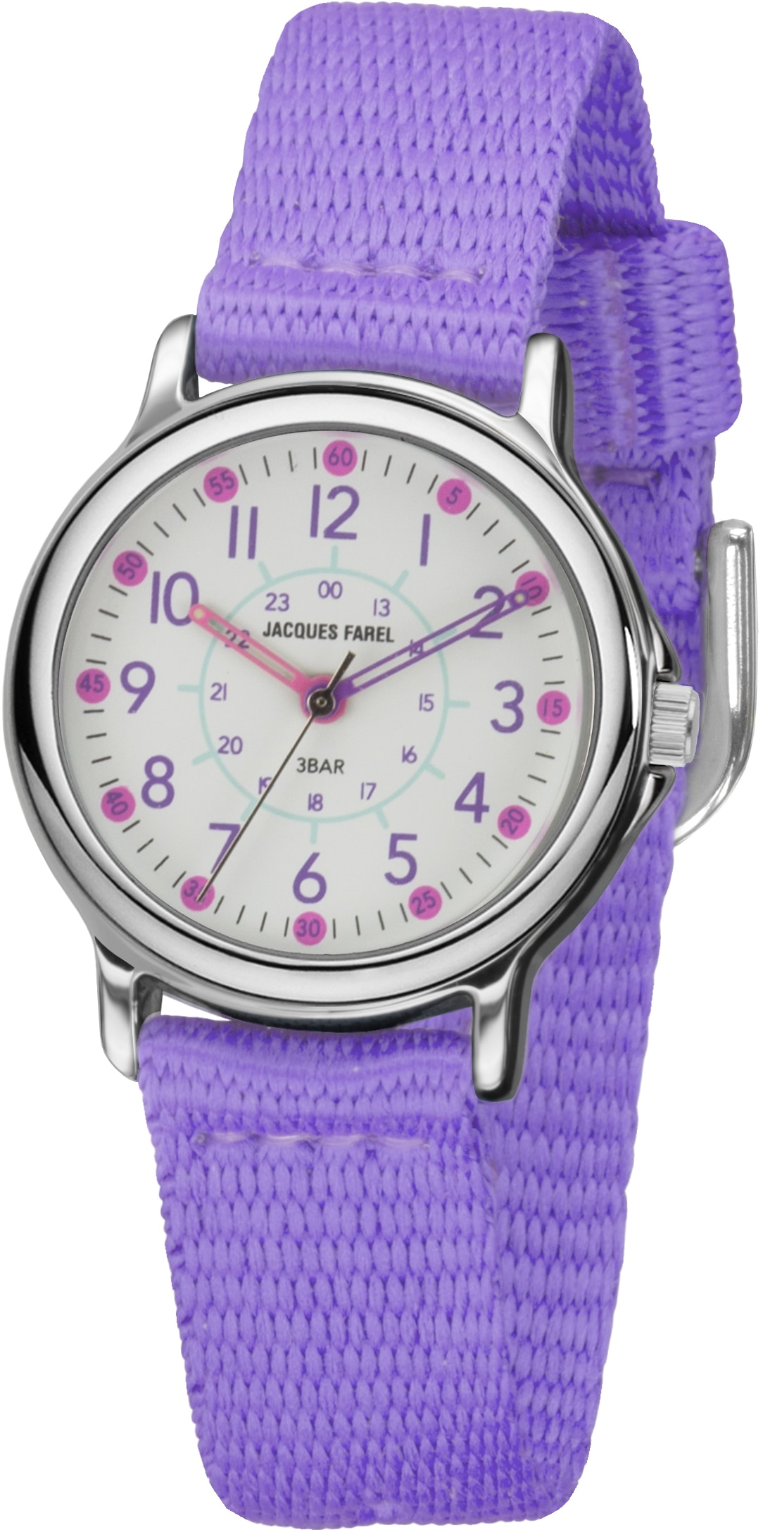 Jacques Farel Quarzuhr »KCF 023«, Armbanduhr, Kinderuhr, Mädchenuhr, ideal auch als Geschenk