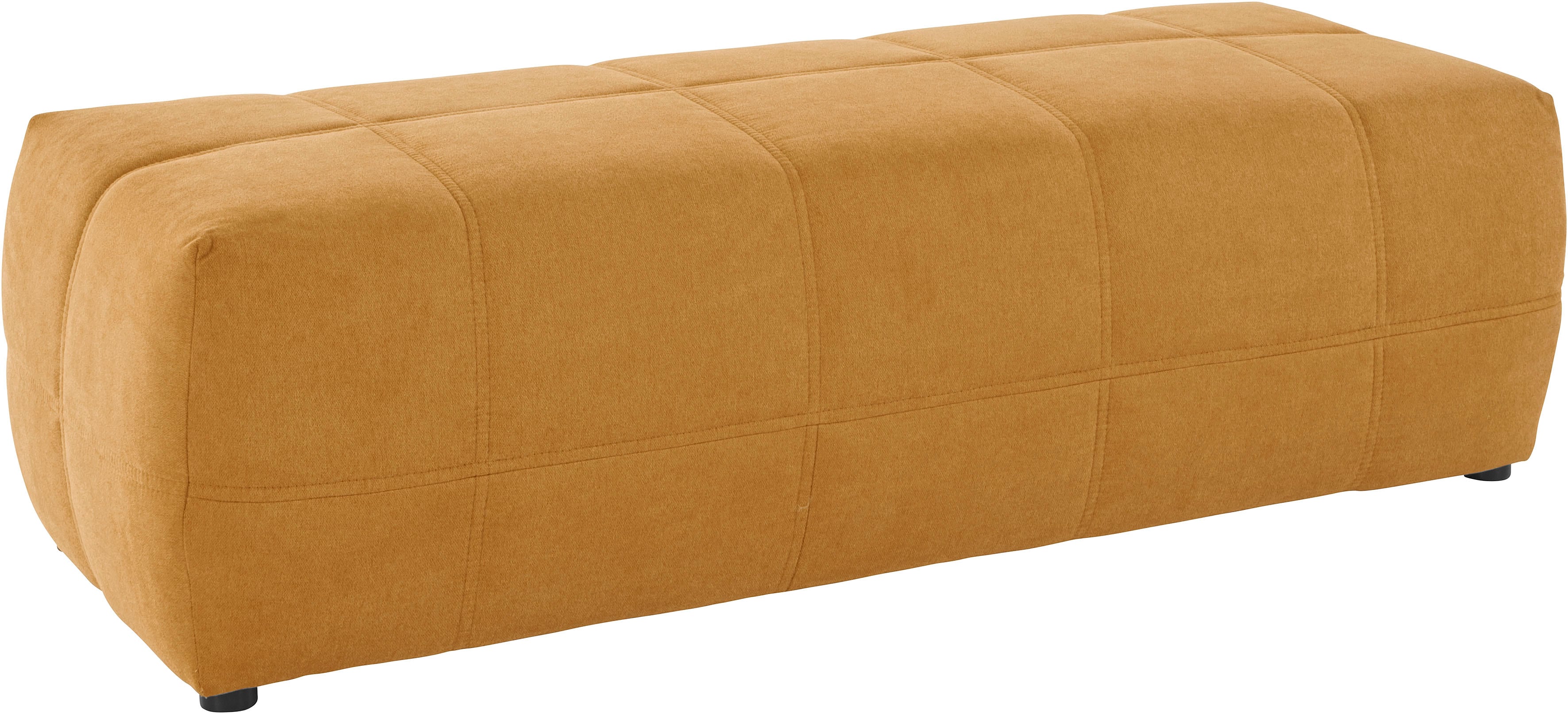 DOMO collection Hocker "BRANDON, komfortabel" große Ausführung passend zu "Brandon", auch in Cord