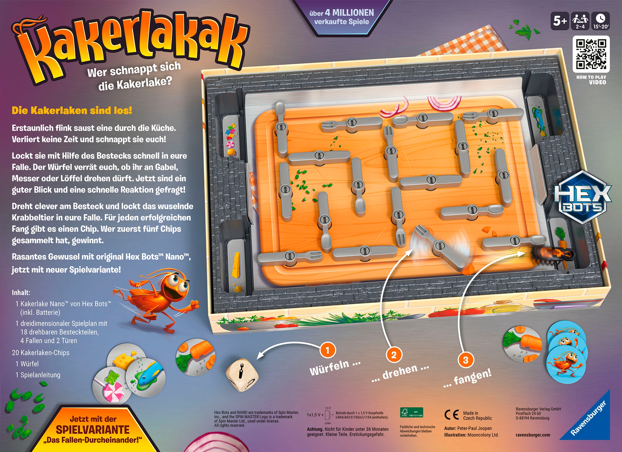 Ravensburger Spiel »Kakerlakak«, Made in Europe