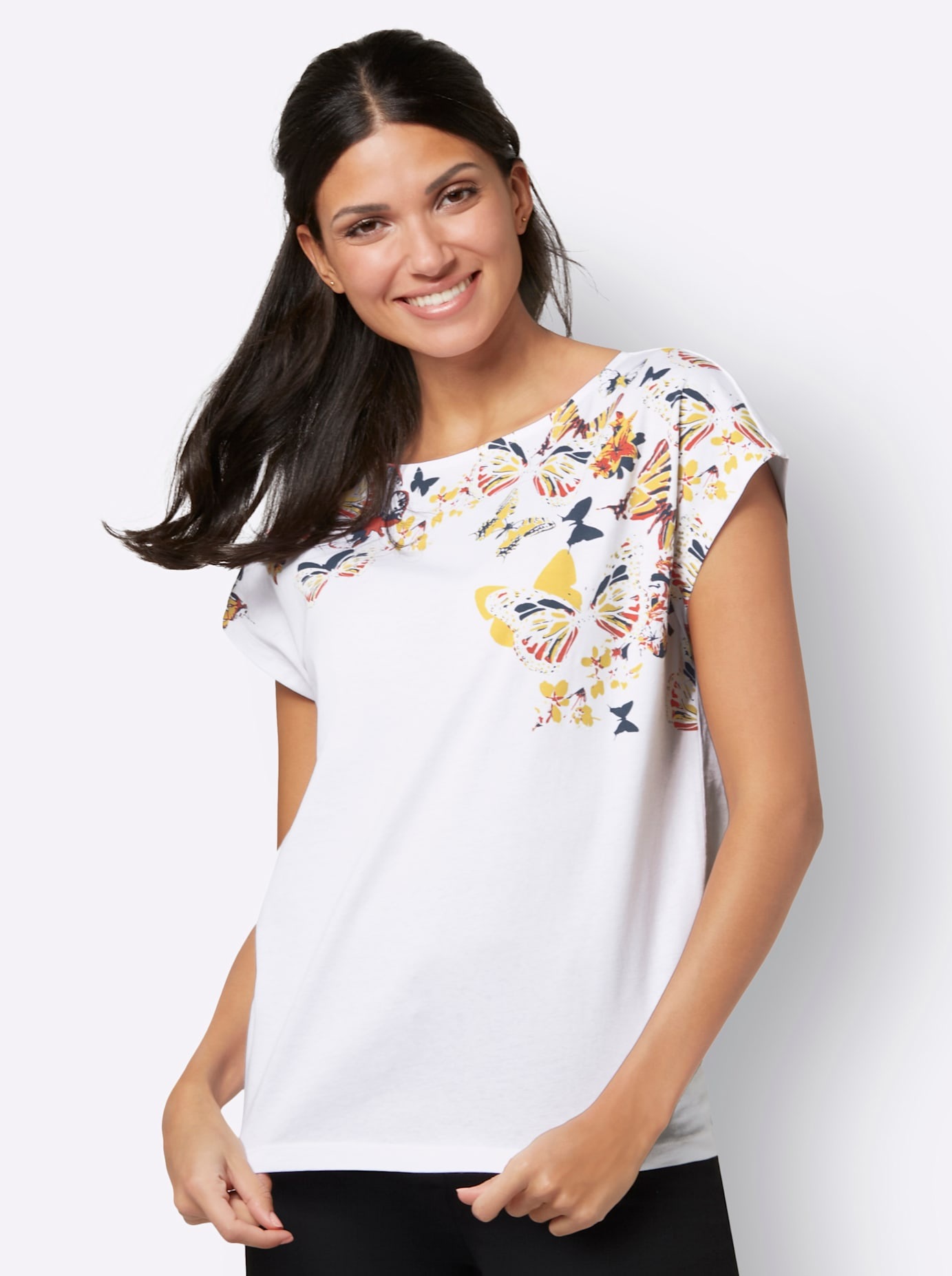 Classic Basics Kurzarmshirt "Kurzarm-Shirt" 1 Stk. tlg. günstig online kaufen