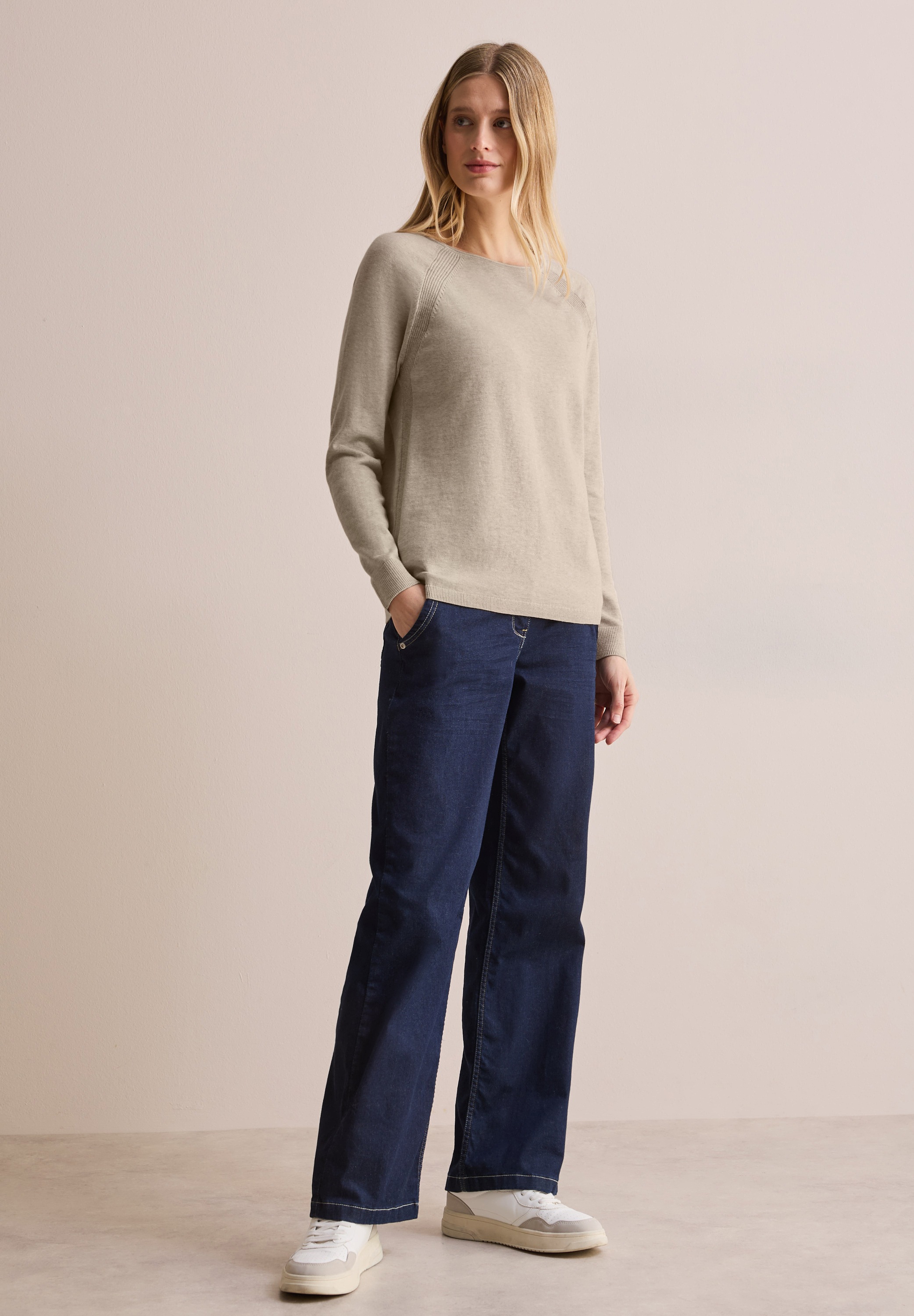 Cecil Strickpullover, aus reiner Baumwolle