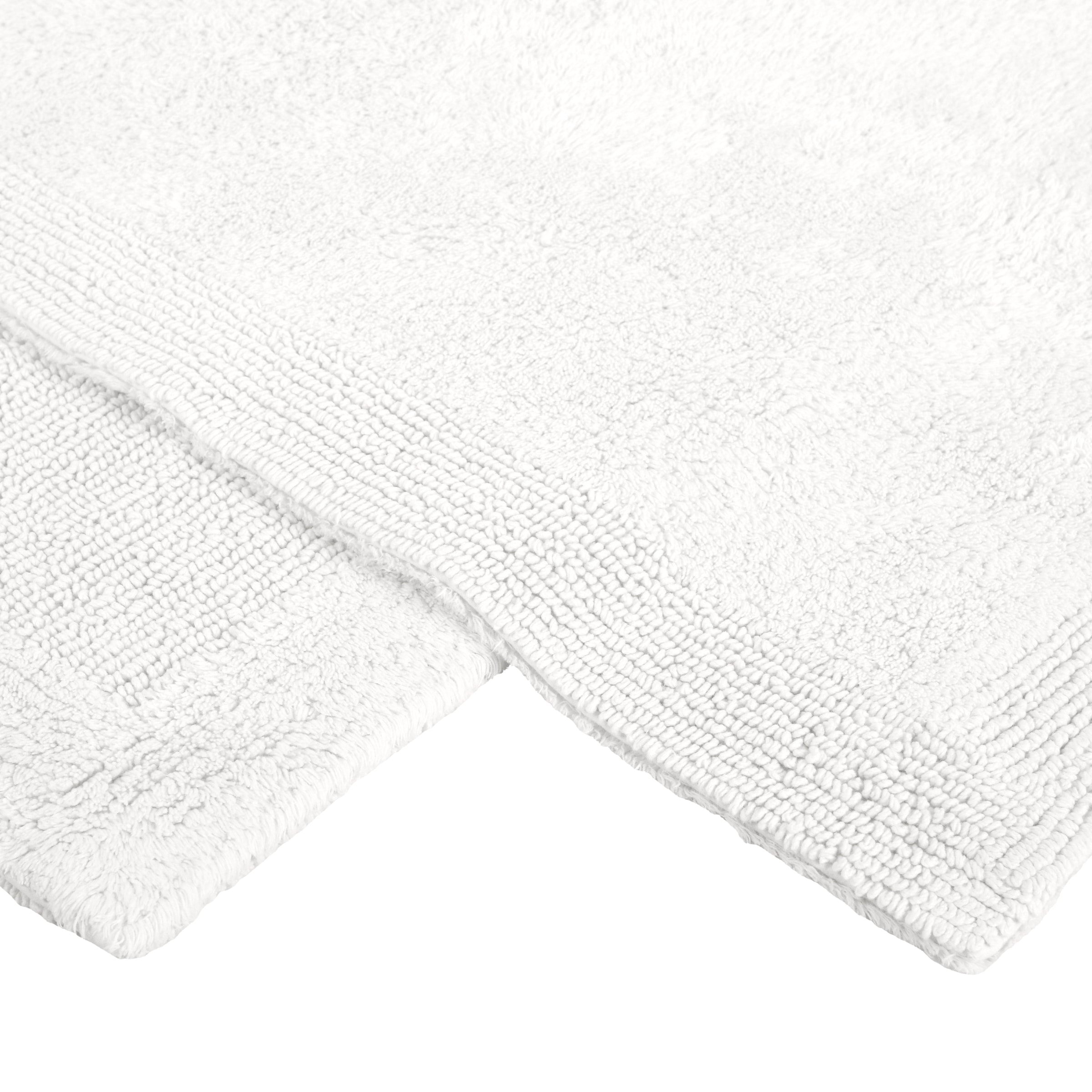 my home Badematte »Kapra, Badvorleger, Badezimmer Teppich« Höhe 14 mm beidseitig nutzbar | fußbodenheizungsgeeignet | strapazierfähig mit Bordüre, Badteppich, Badematte, Baumwolle