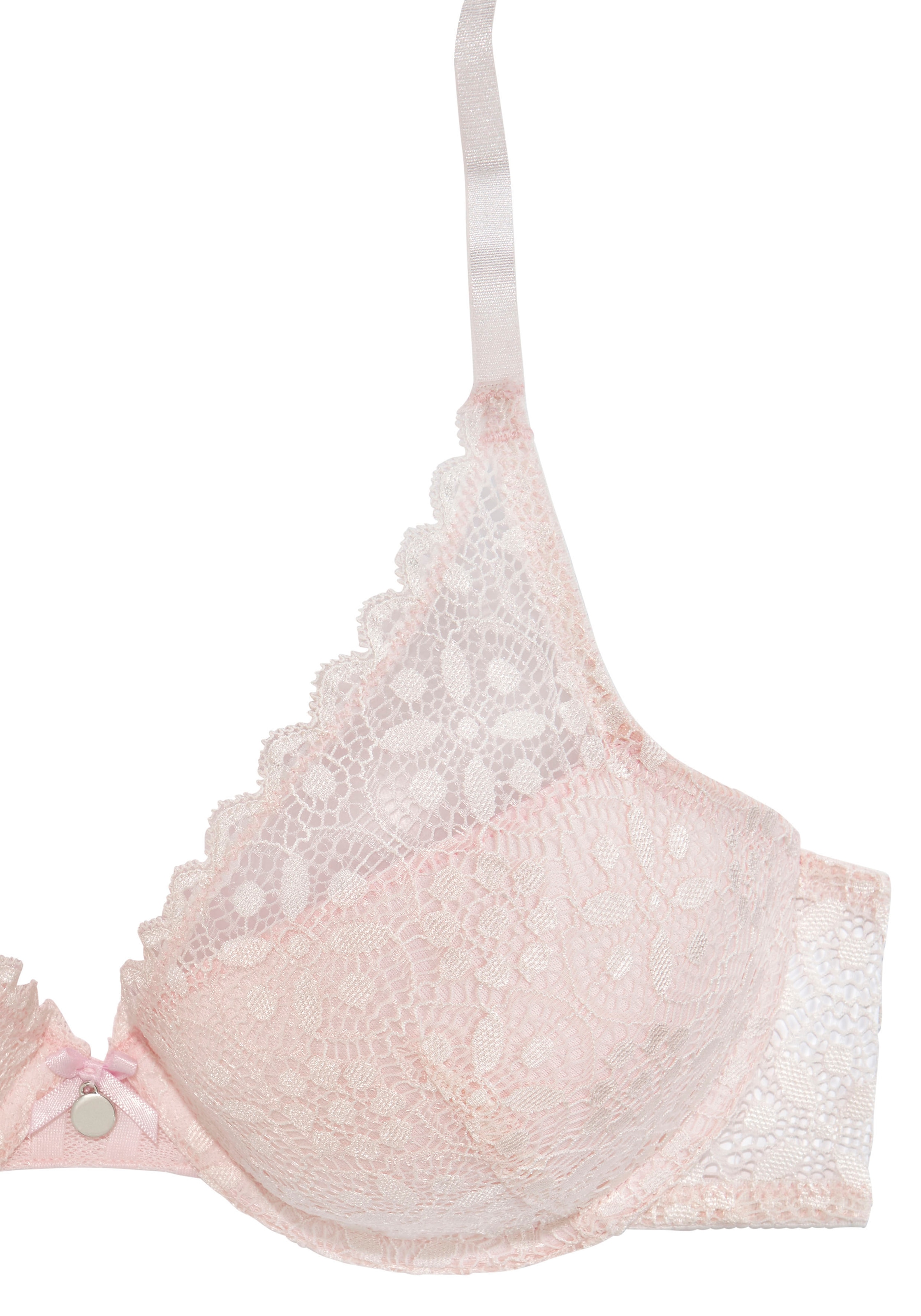 s.Oliver Push-up-BH »Amelie«, aus floraler, transparenter Spitze, Dessous