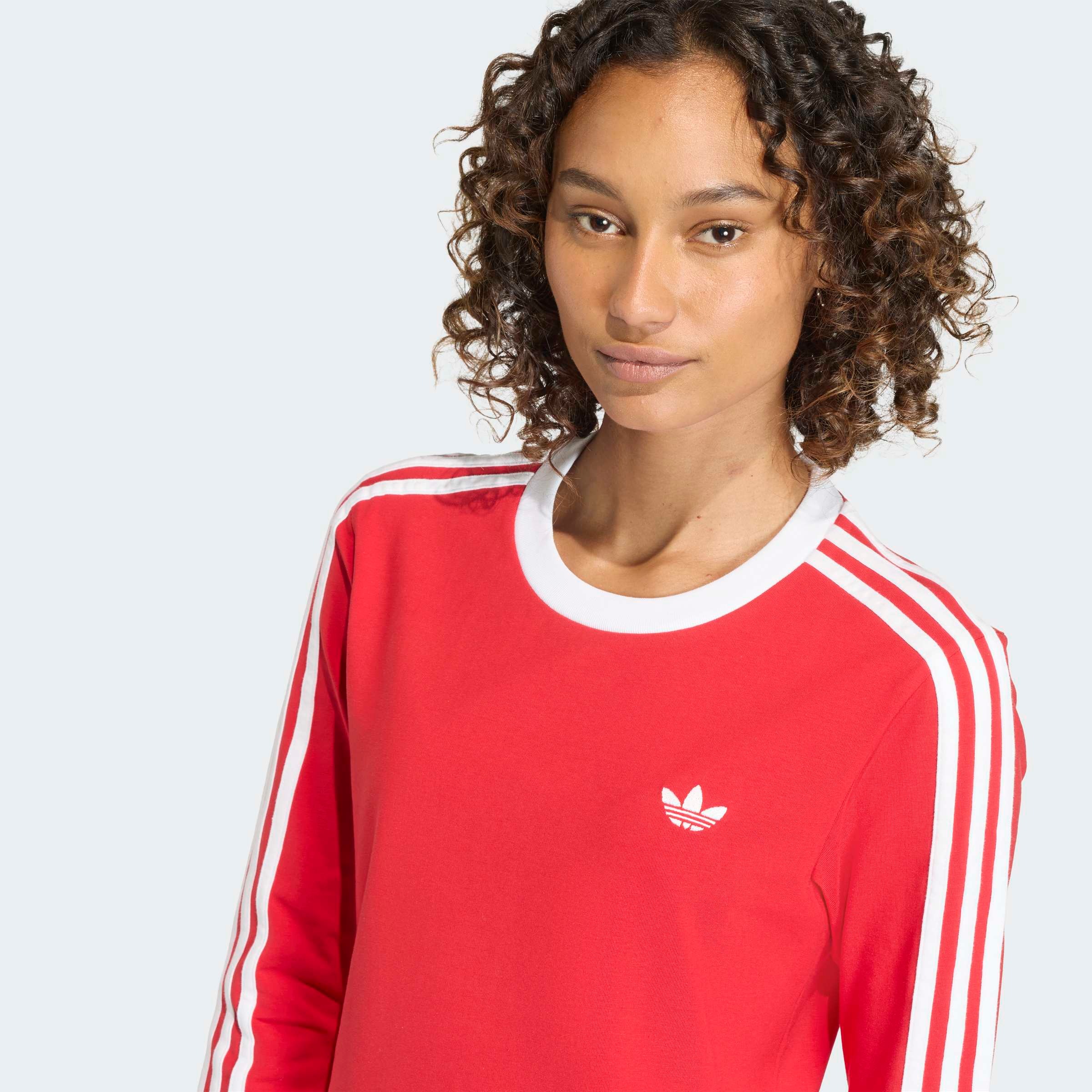 adidas Originals Langarmshirt »3-STREIFEN LANGÄRMLIGES, SCHMAL GESCHNITTEN«