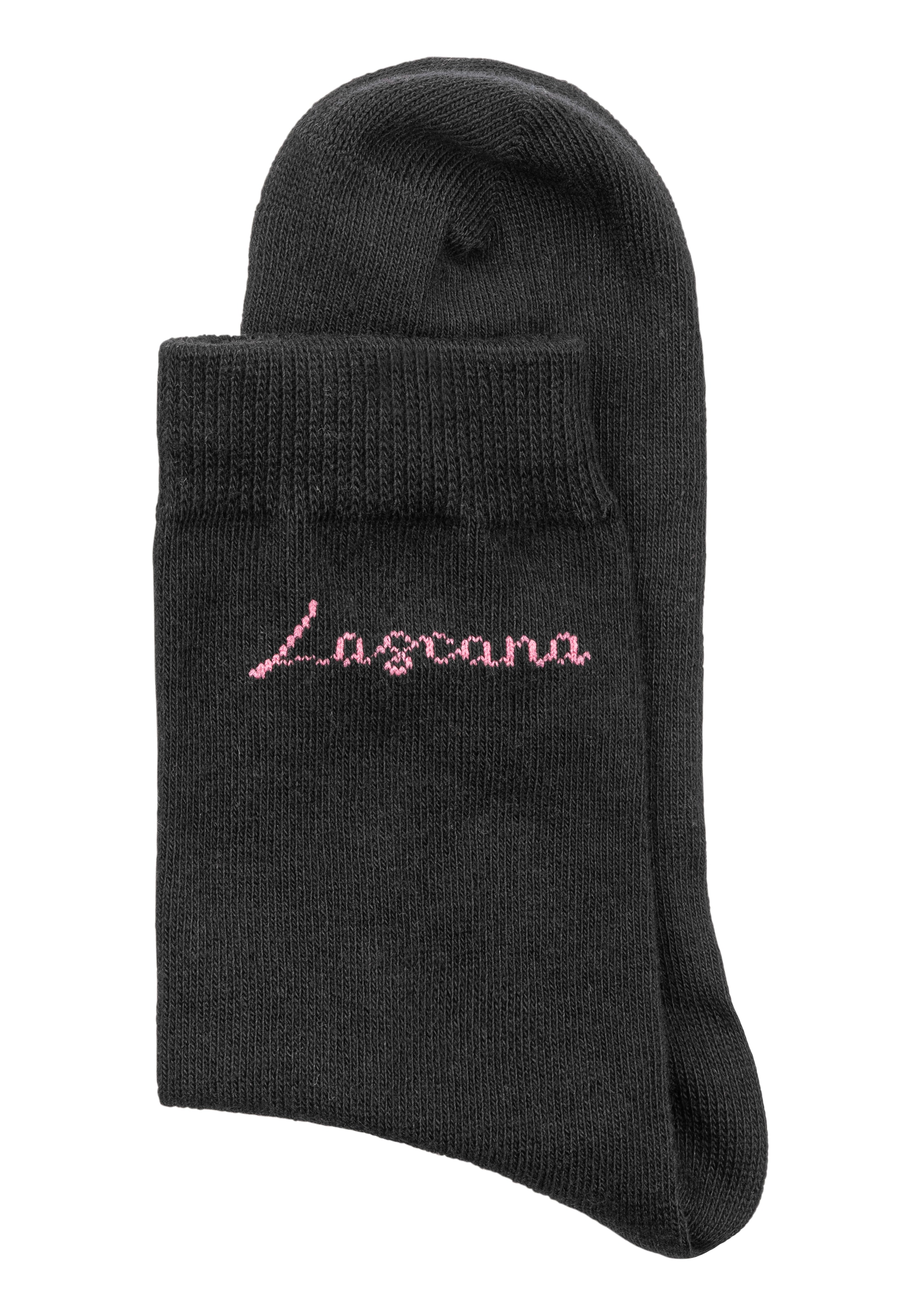 LASCANA Basicsocken »Believe in Yourself«, (Box, 4 Paar), in ansprechender Geschenkbox