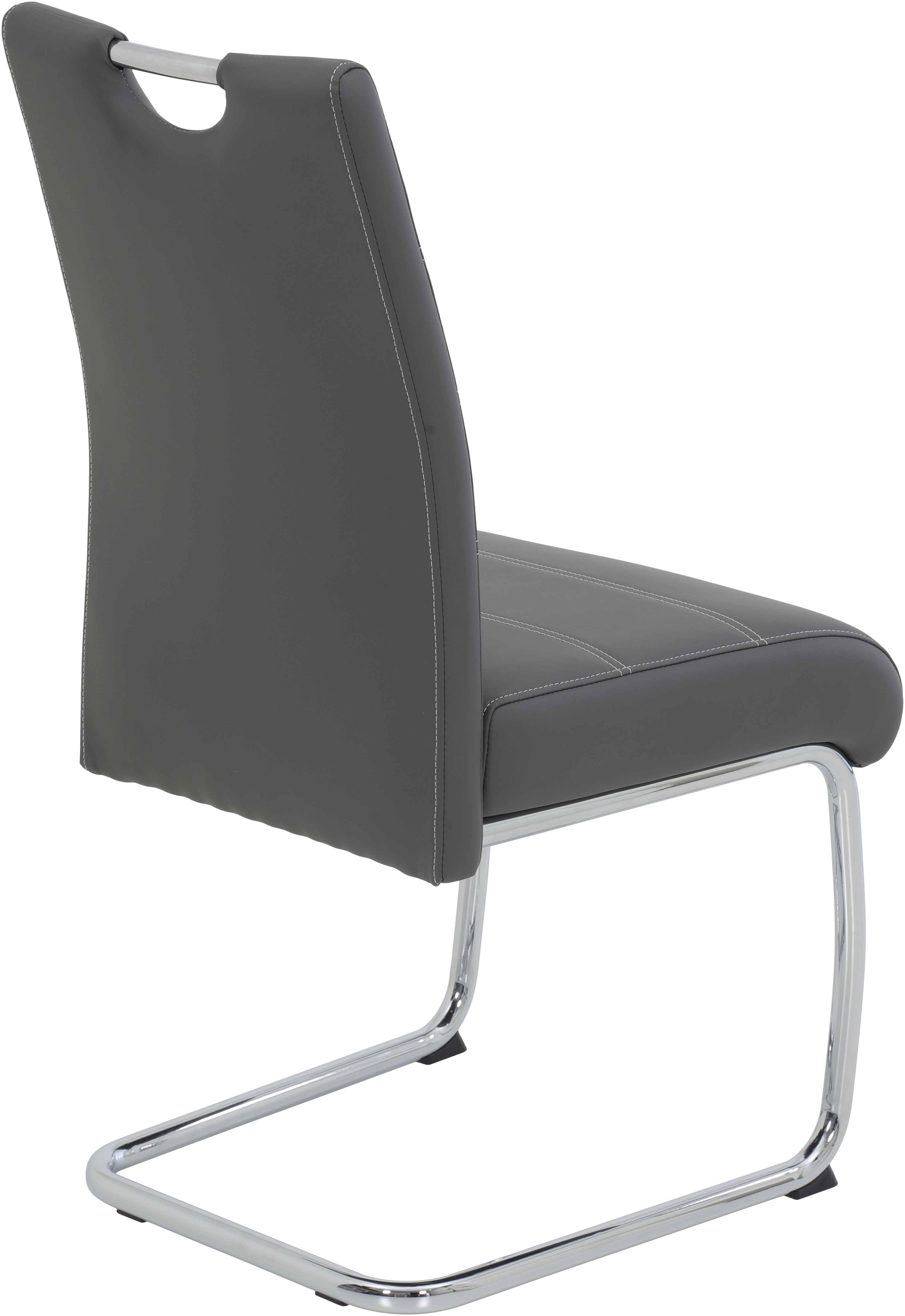 Thumbnail - HELA Freischwinger "FLORA Freischwinger mit Griff, 140kg belastbar" (Set) 2 Stk.XL-Esszimmerstuhl, Federkern für Sitzkom...