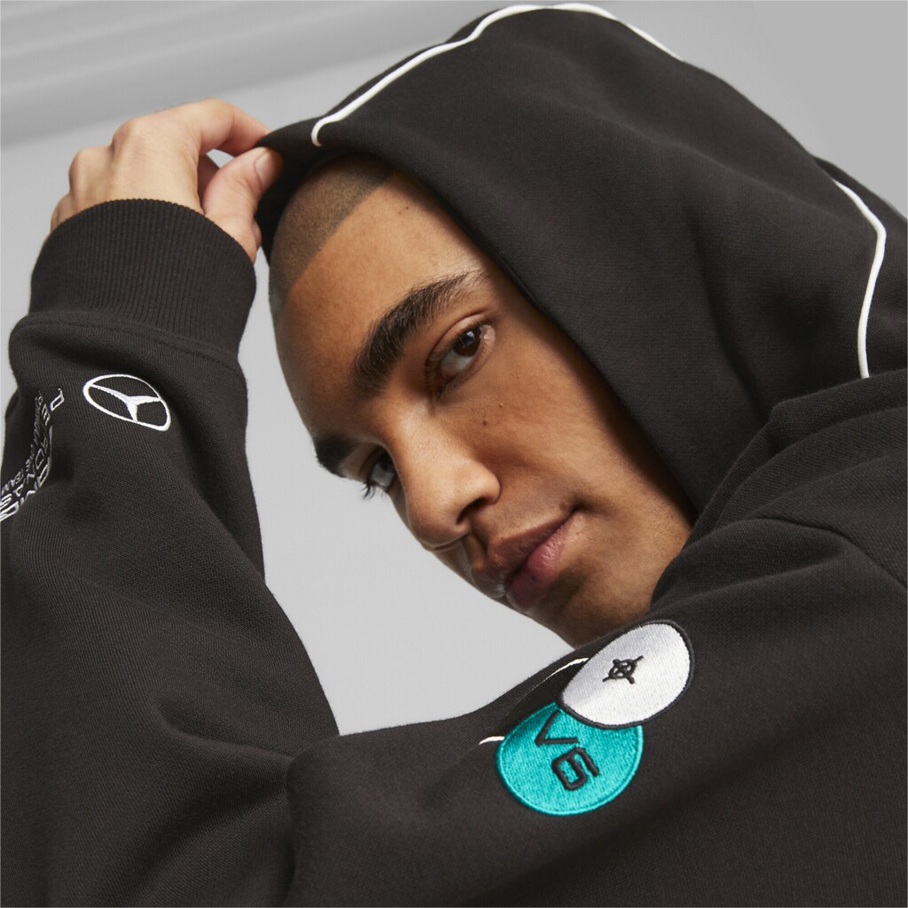 PUMA Kapuzensweatshirt »Mercedes-AMG Petronas Motorsport Garage Crew Hoodie Herren«