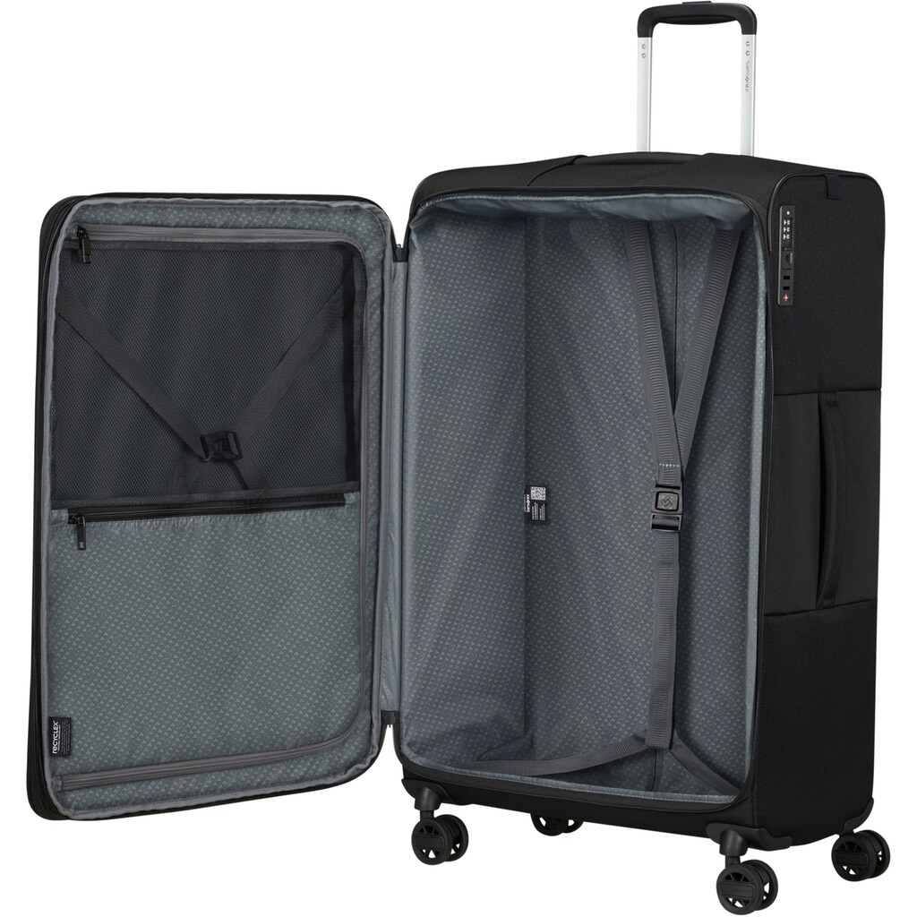 Samsonite Weichgepäck-Trolley »Vacay, black, 77 cm«, 4 Rollen