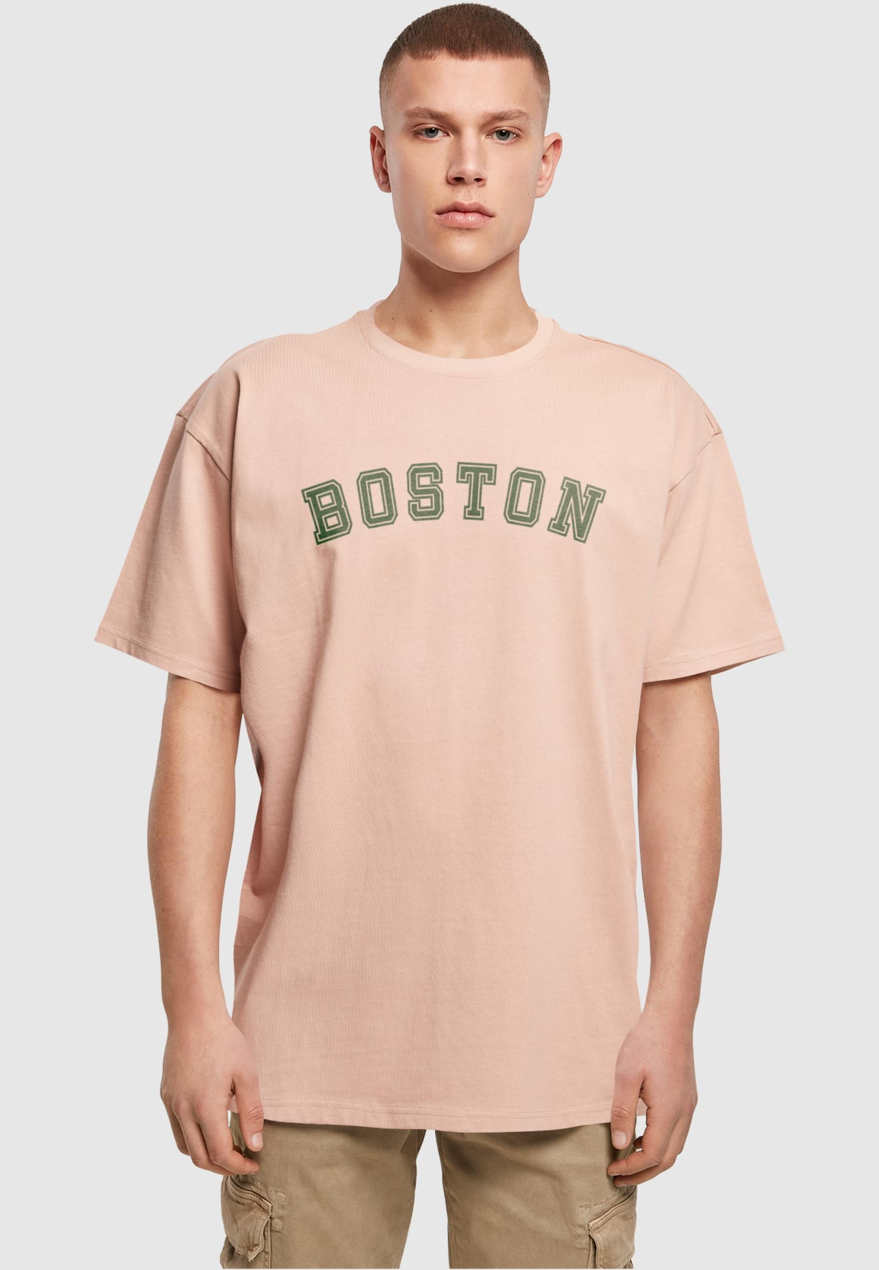 Merchcode T-Shirt »Merchcode Herren Boston Heavy Oversize Tee-BY102«, (1 tlg.)